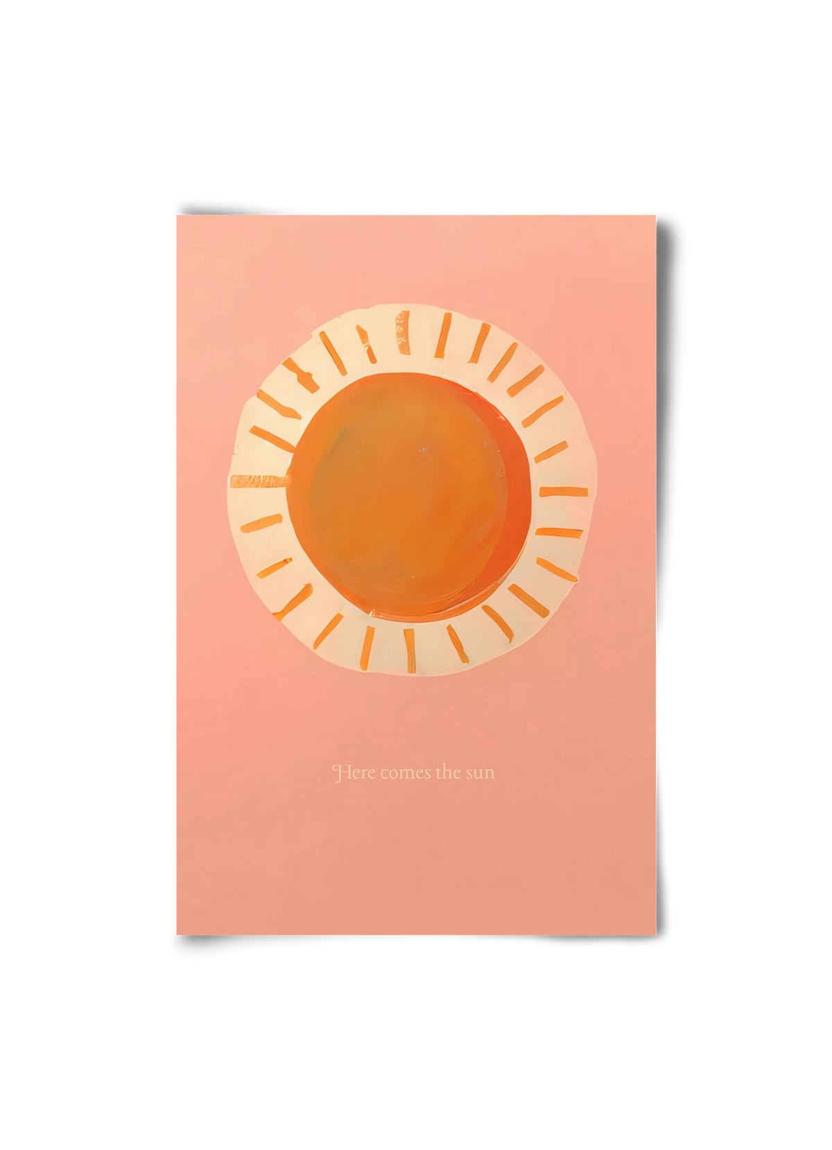 Here comes the sun, 20x30 cm, Keret nélkül