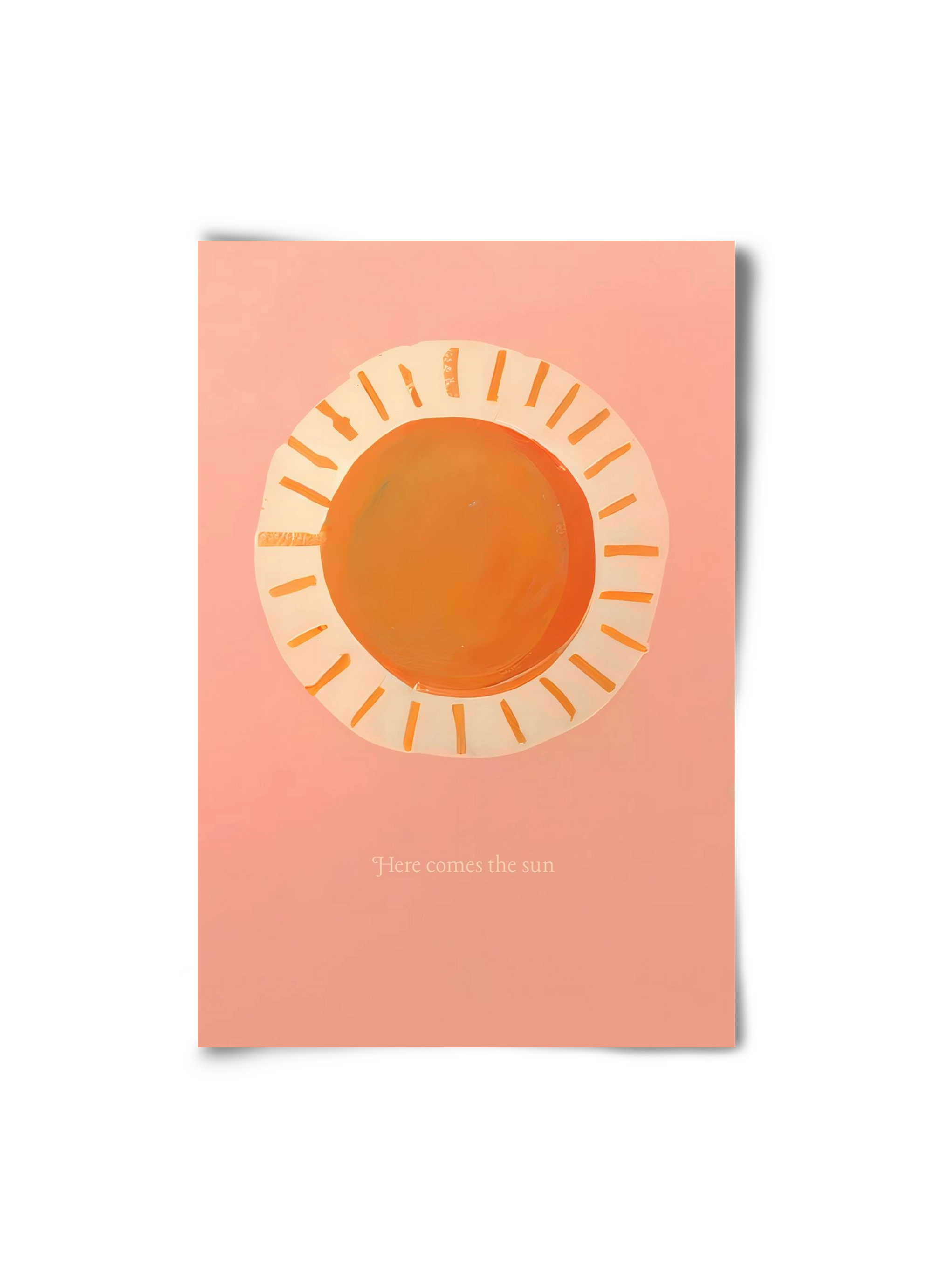 Here comes the sun, 20x30 cm, Keret nélkül