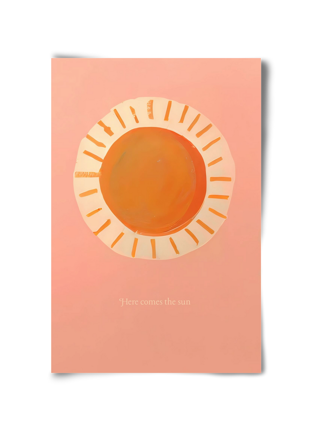Here comes the sun, 30x45 cm, Keret nélkül
