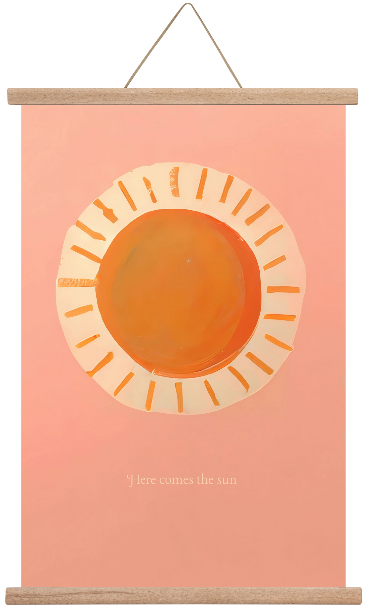 Here comes the sun, 40x60 cm (40x60 cm), Tölgy akasztó
