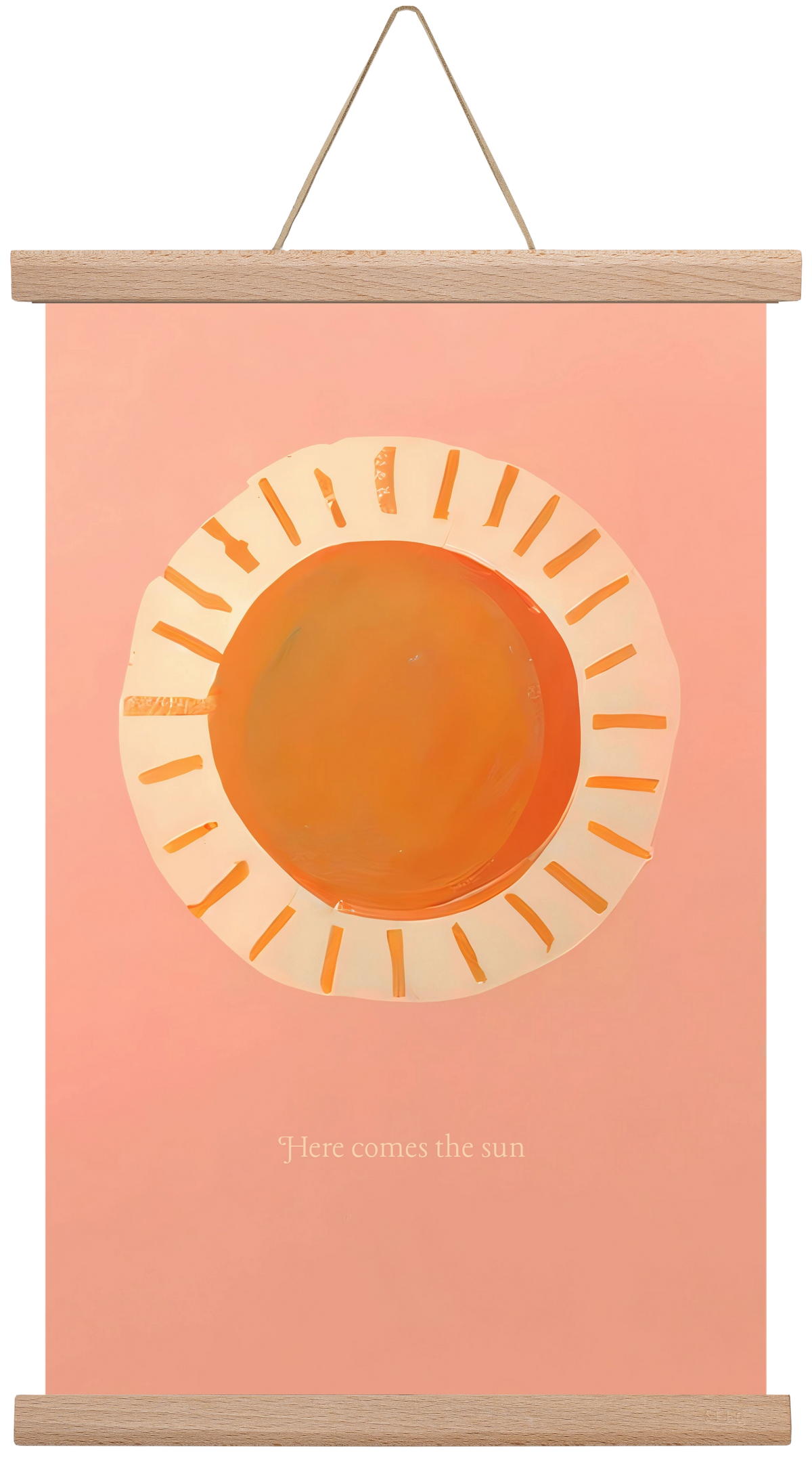 Here comes the sun, 30x45 cm (30x45 cm), Tölgy akasztó