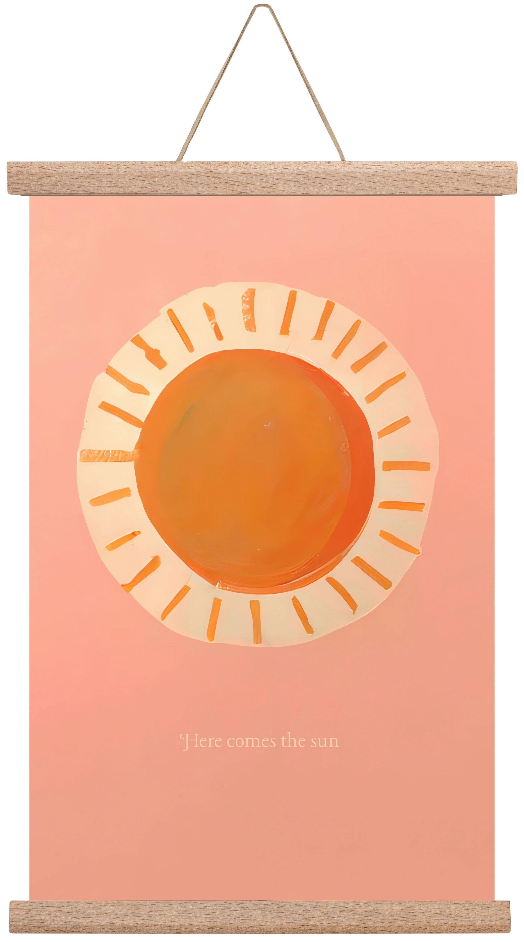Here comes the sun, 30x45 cm (30x45 cm), Tölgy akasztó