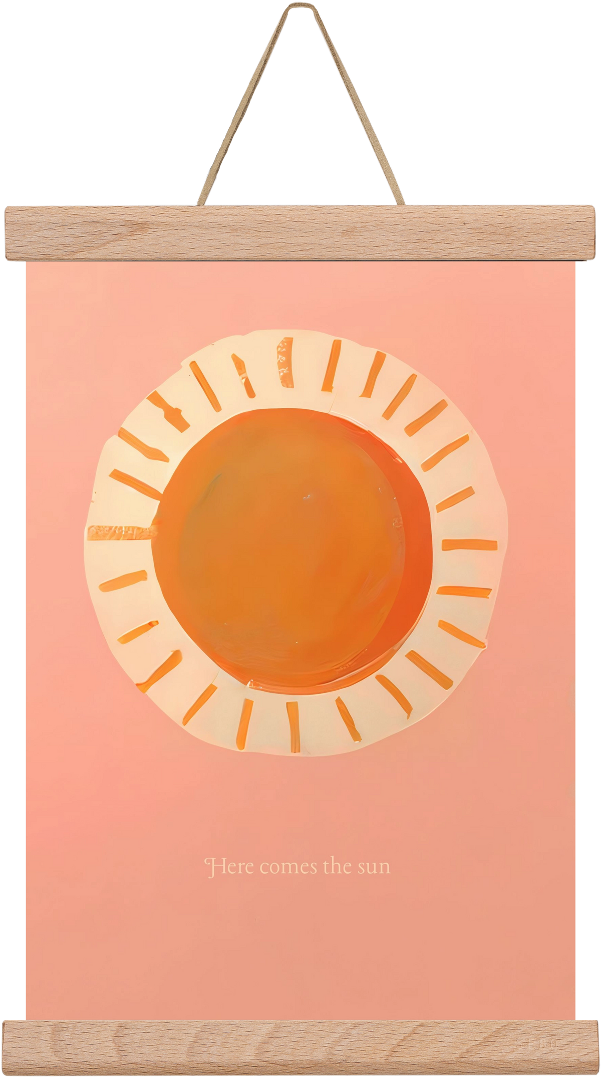 Here comes the sun, 20x30 cm (20x30 cm), Tölgy akasztó