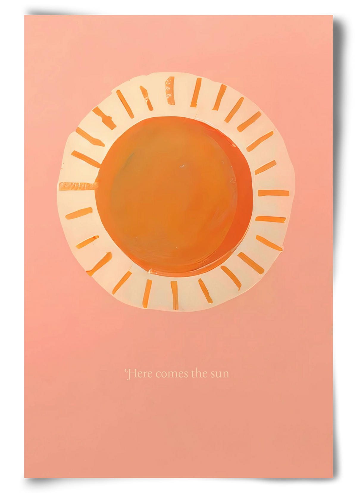 Here comes the sun, 60x90 cm, Keret nélkül