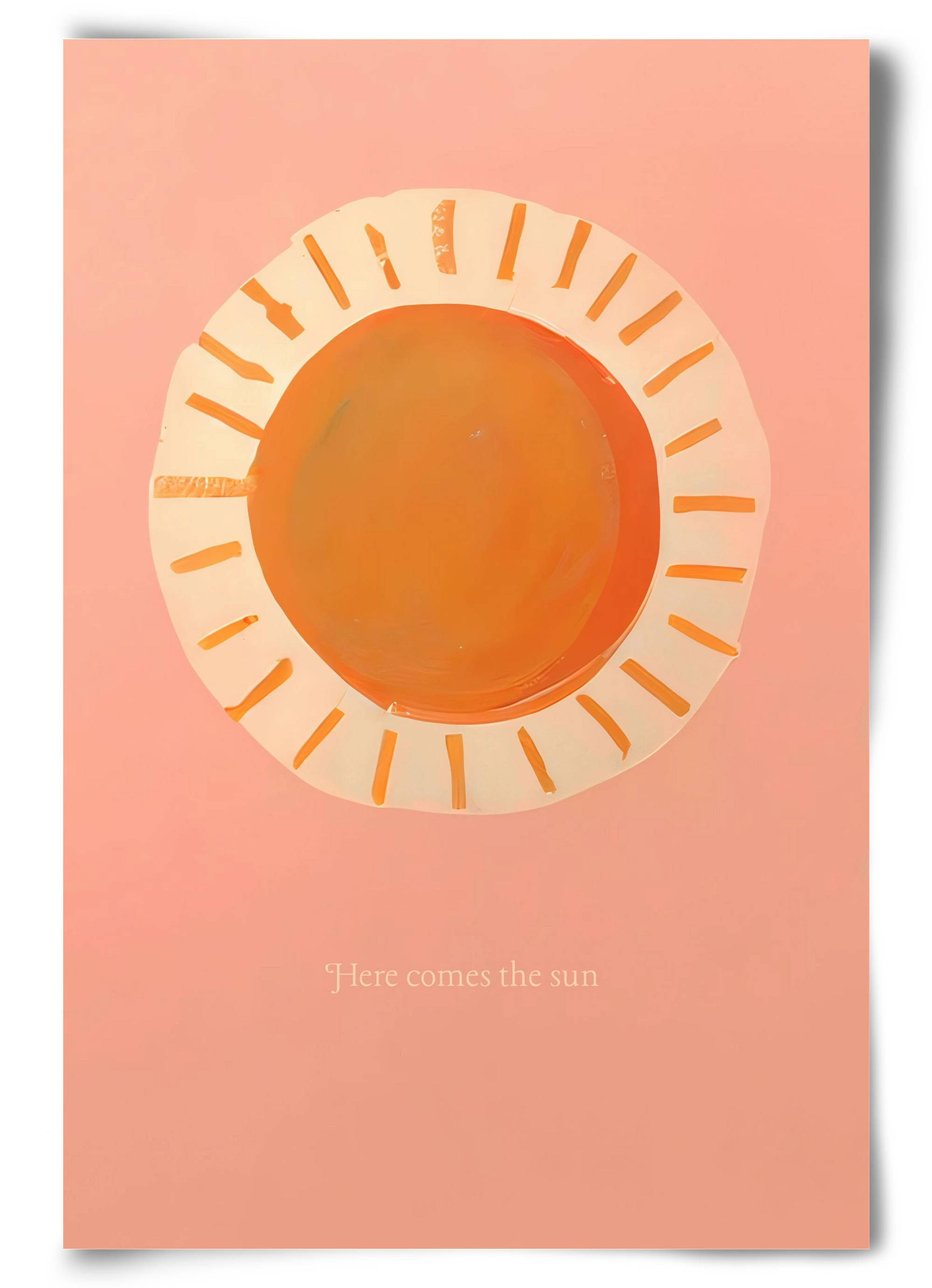 Here comes the sun, 60x90 cm, Keret nélkül