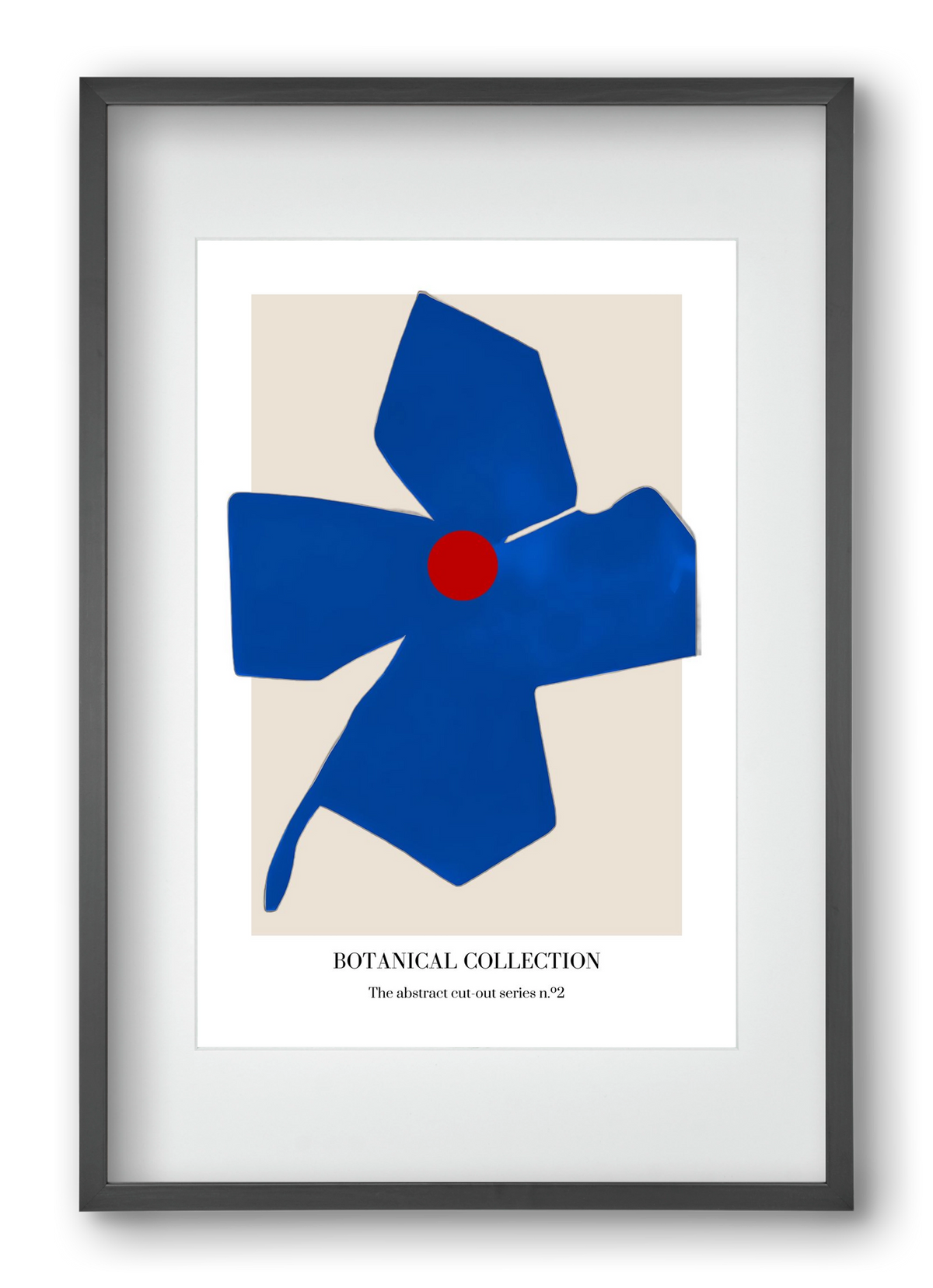 Botanical collection 2, 40x60 cm (30x45 cm), Fekete keret, paszpartuval