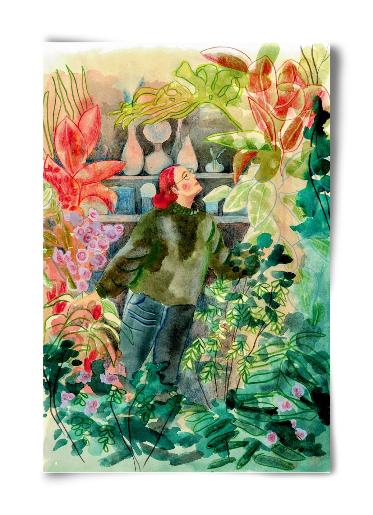 virágálom, 40x60 cm, Keret nélkül