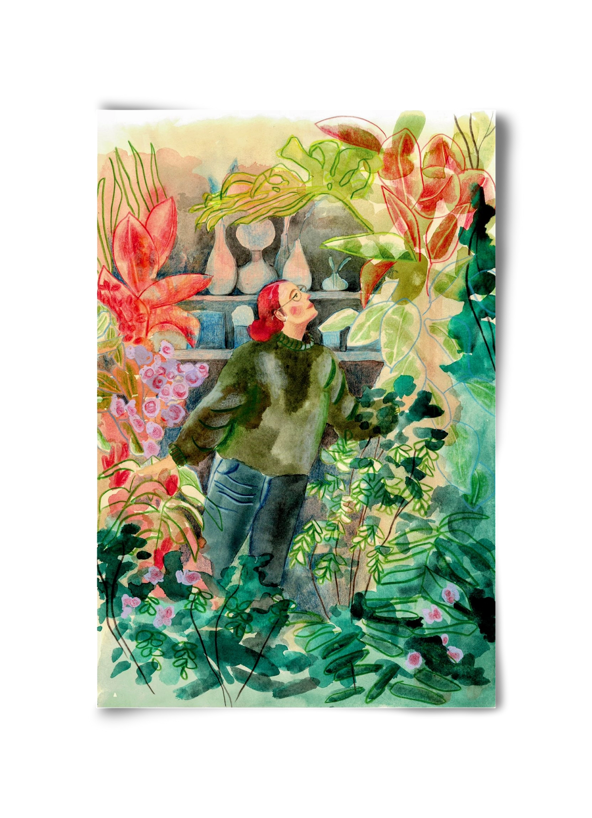 virágálom, 30x45 cm, Keret nélkül