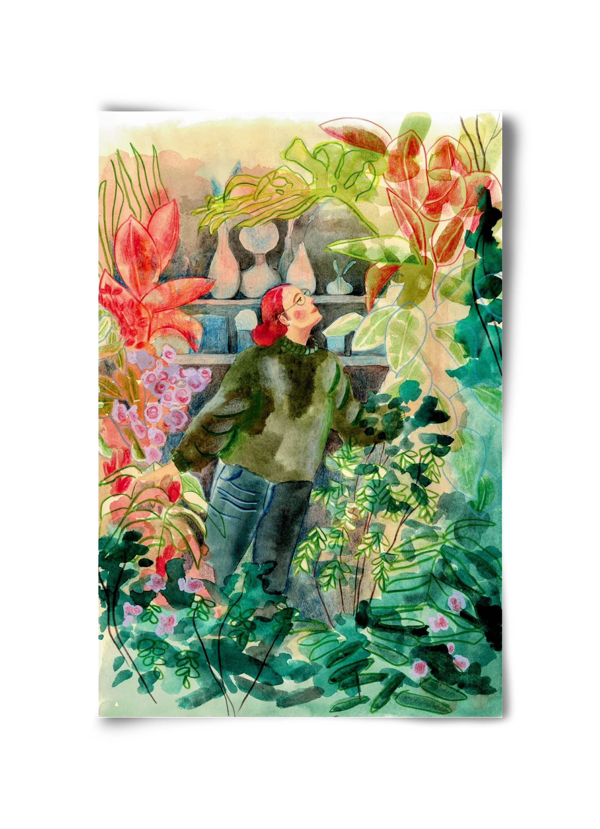 virágálom, 30x45 cm, Keret nélkül