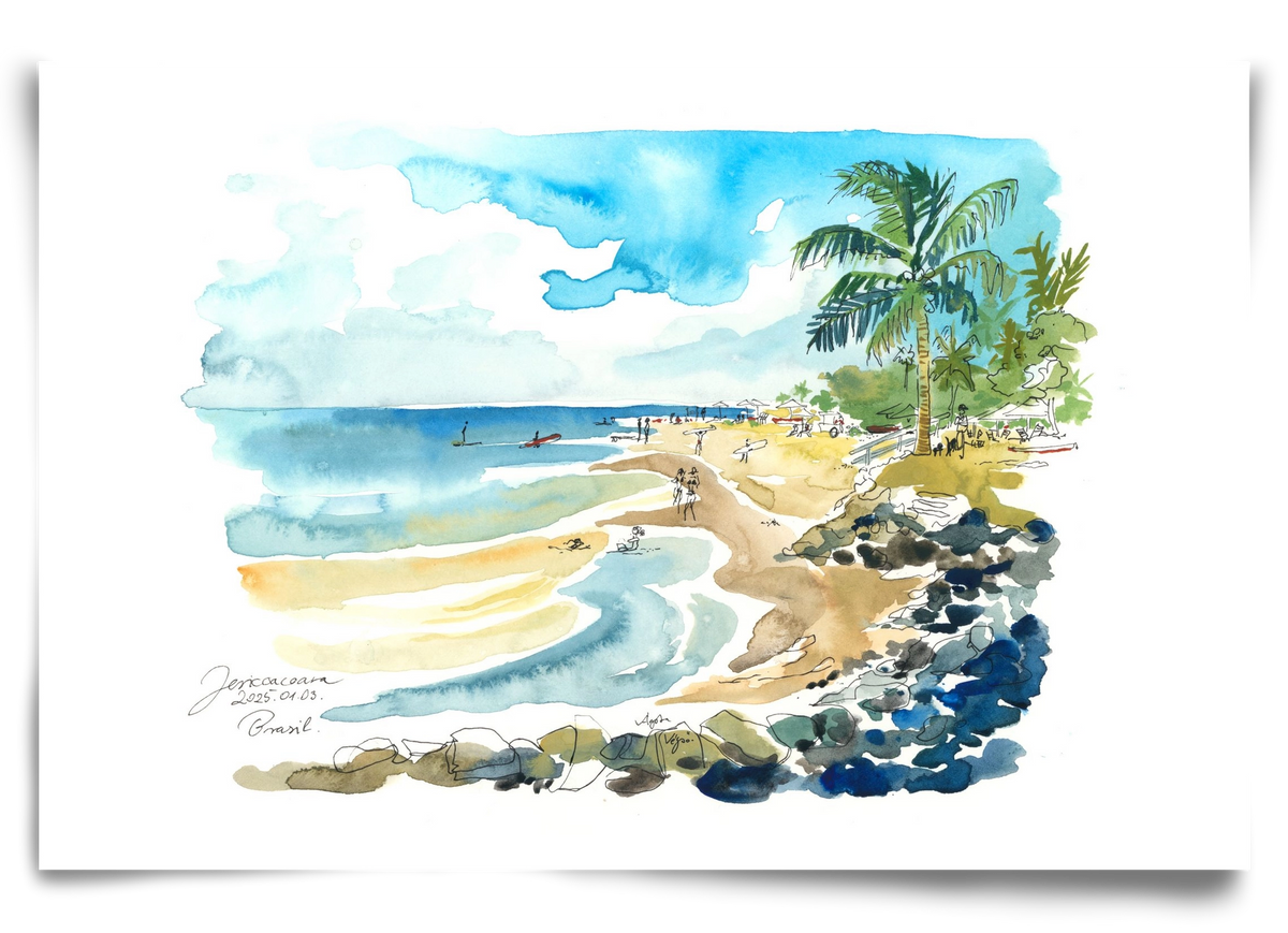 Jericoacoara, Brazil - 2025.01.03., 90x60 cm, Keret nélkül