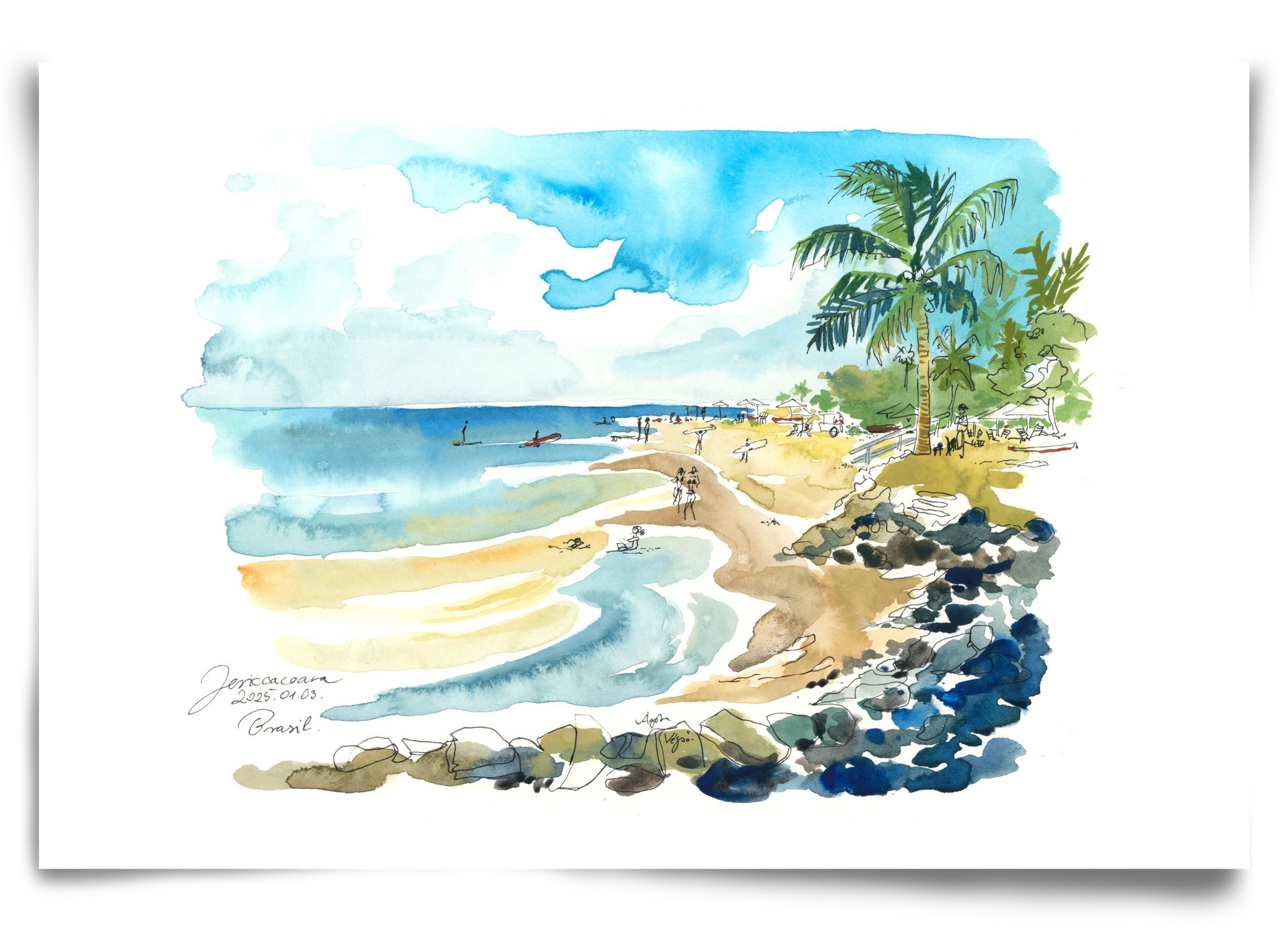 Jericoacoara, Brazil - 2025.01.03., 90x60 cm, Keret nélkül