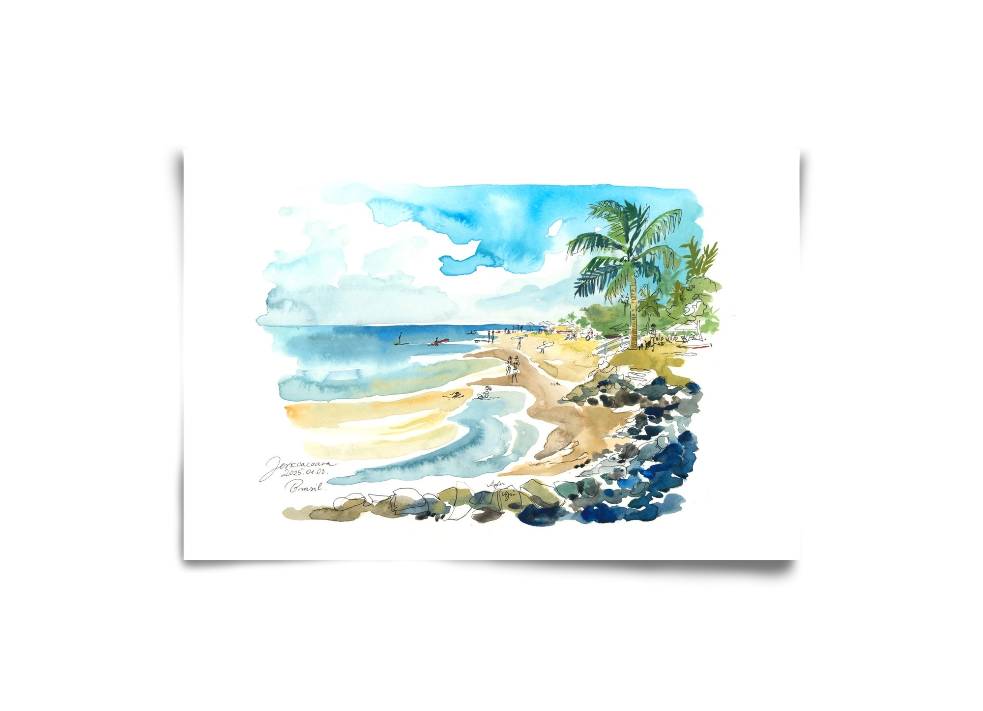 Jericoacoara, Brazil - 2025.01.03., 30x20 cm, Keret nélkül