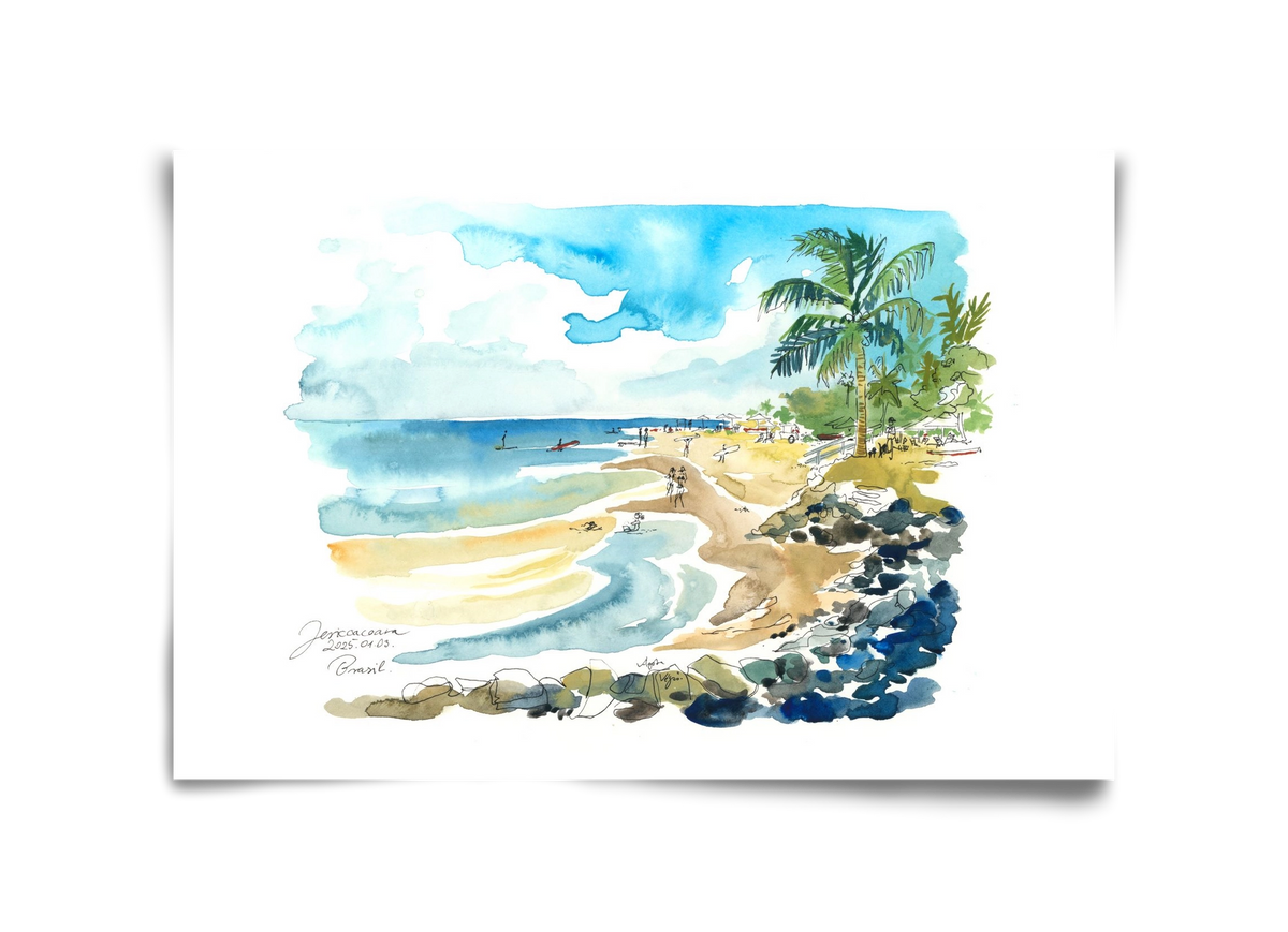 Jericoacoara, Brazil - 2025.01.03., 45x30 cm, Keret nélkül
