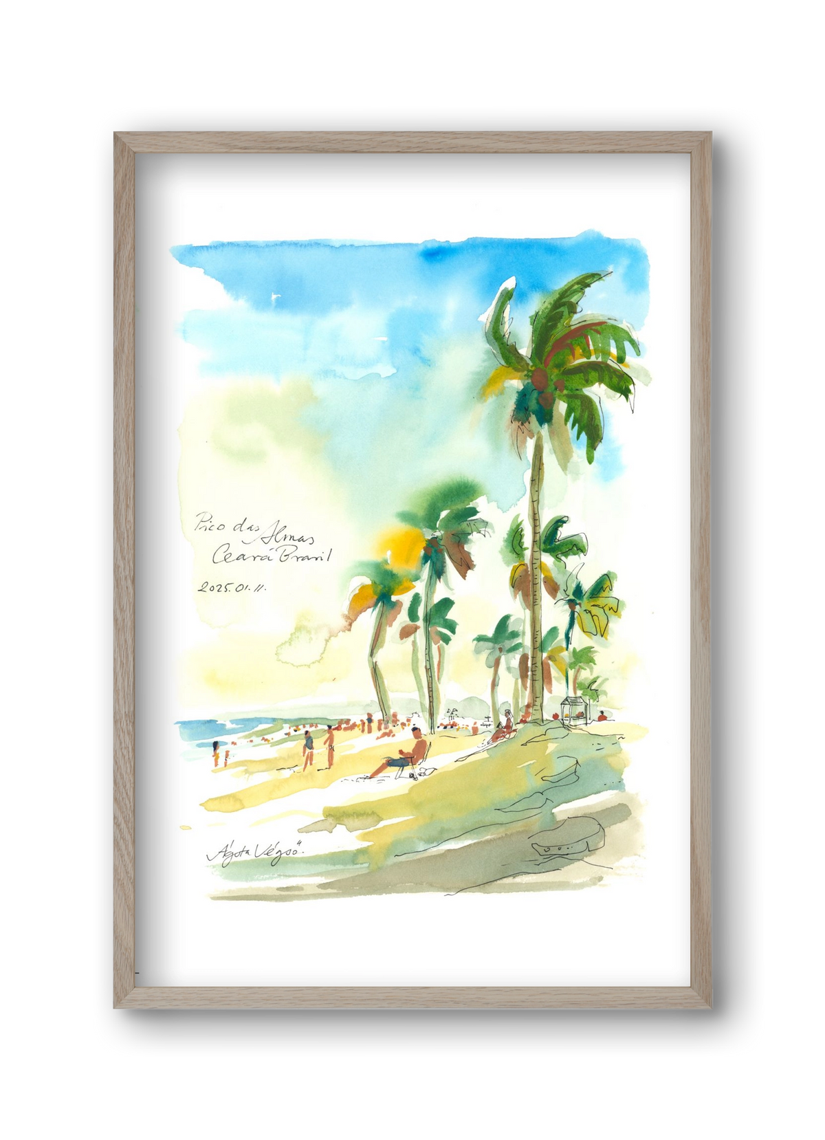 Pico de Almas, Brazil - 2025.01.11, 30x45 cm (30x45 cm), Tölgy keret