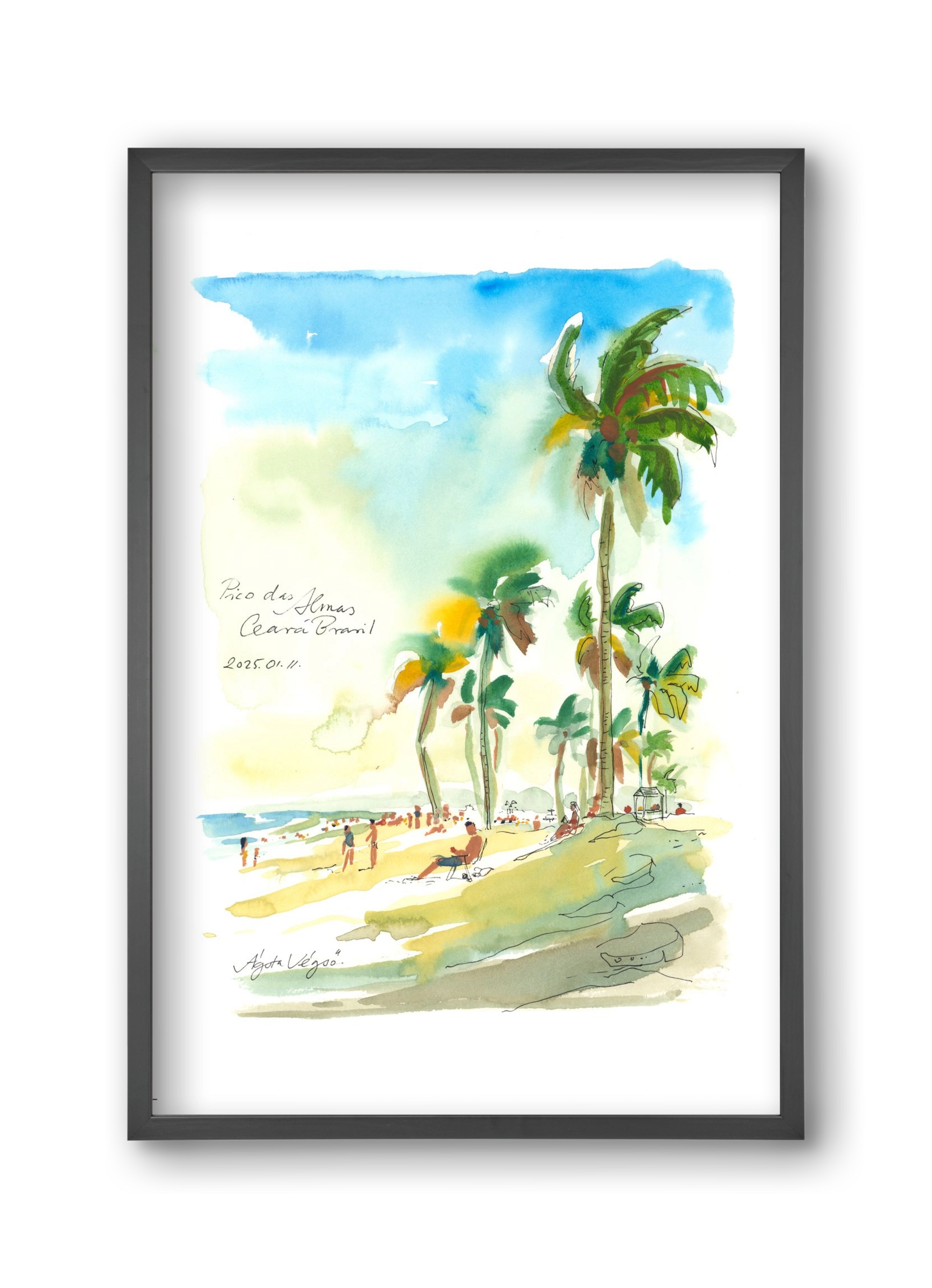 Pico de Almas, Brazil - 2025.01.11, 30x45 cm (30x45 cm), Fekete keret
