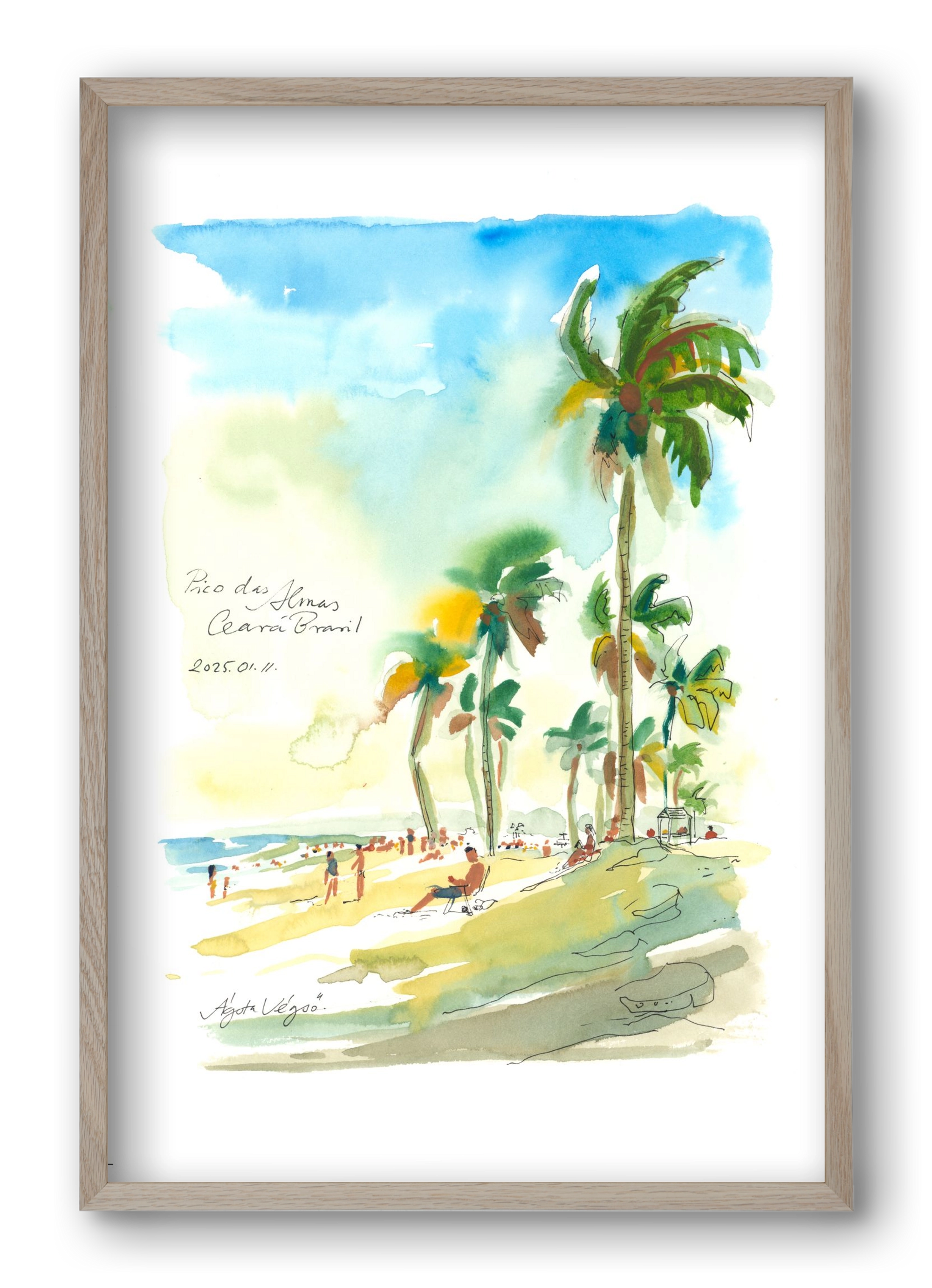 Pico de Almas, Brazil - 2025.01.11, 40x60 cm (40x60 cm), Tölgy keret