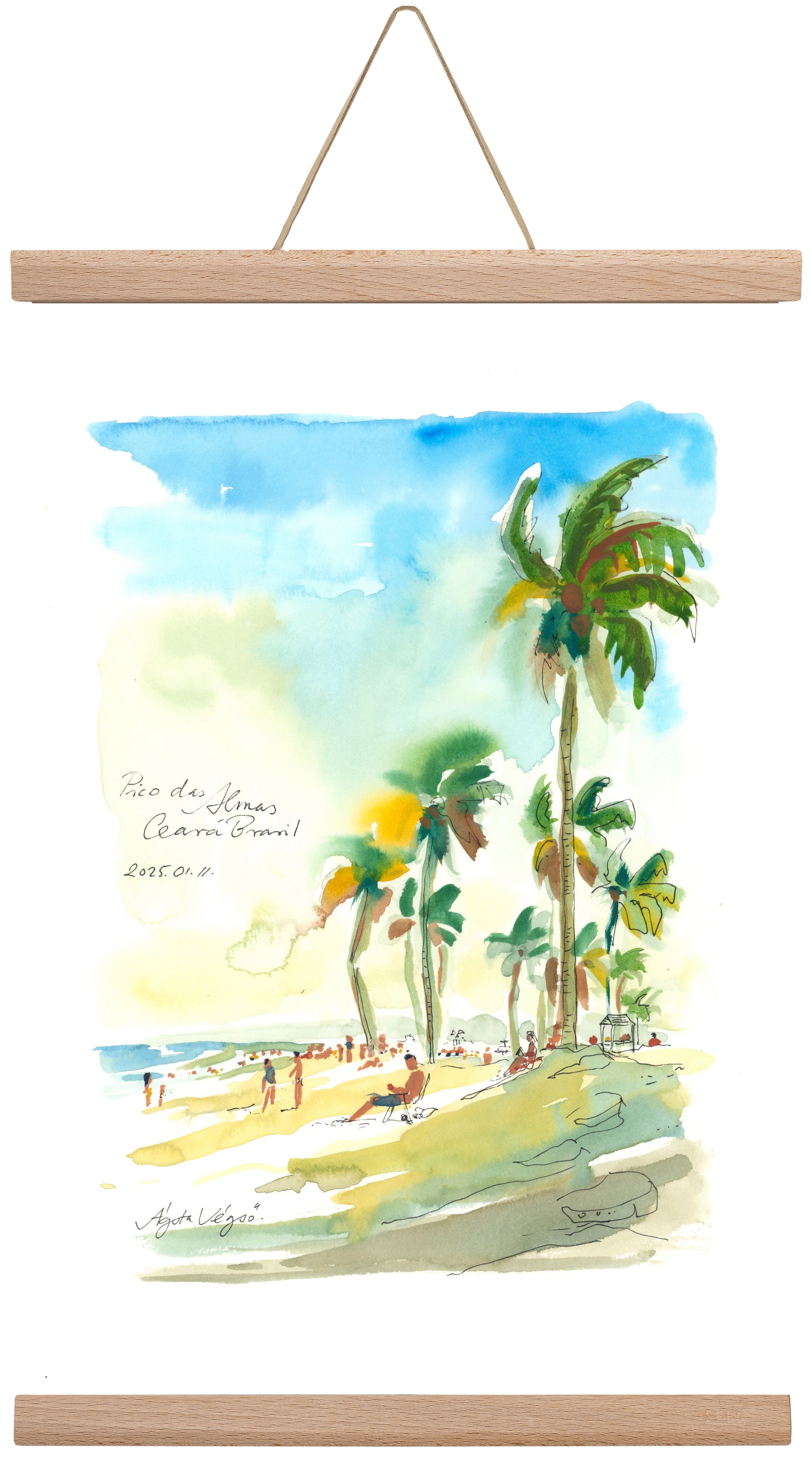 Pico de Almas, Brazil - 2025.01.11, 30x45 cm (30x45 cm), Tölgy akasztó