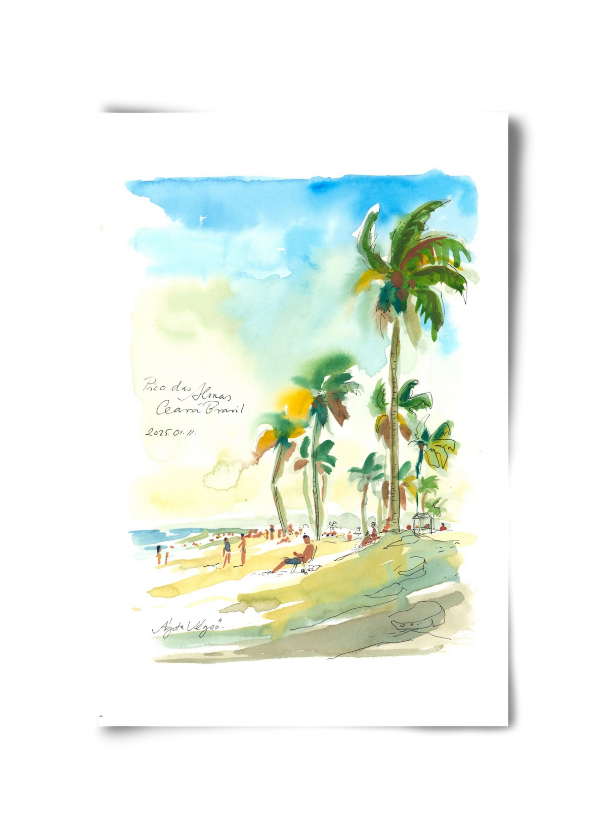 Pico de Almas, Brazil - 2025.01.11, 30x45 cm, Keret nélkül