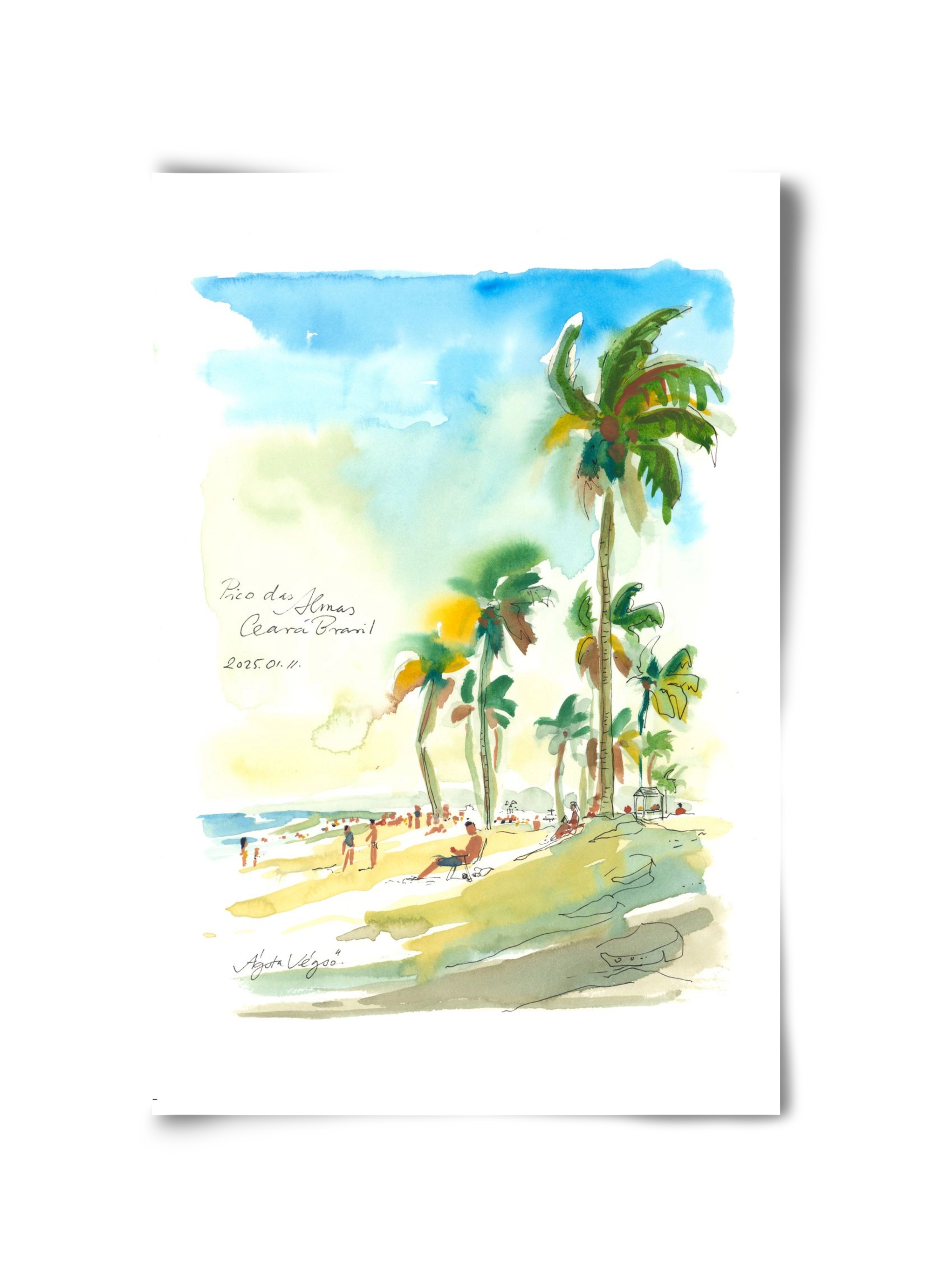 Pico de Almas, Brazil - 2025.01.11, 30x45 cm, Keret nélkül