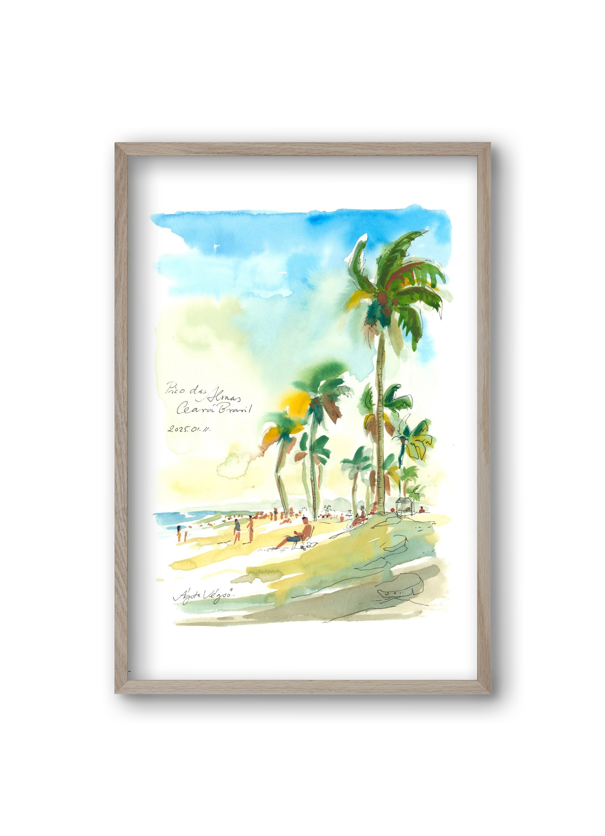 Pico de Almas, Brazil - 2025.01.11, 20x30 cm (20x30 cm), Tölgy keret
