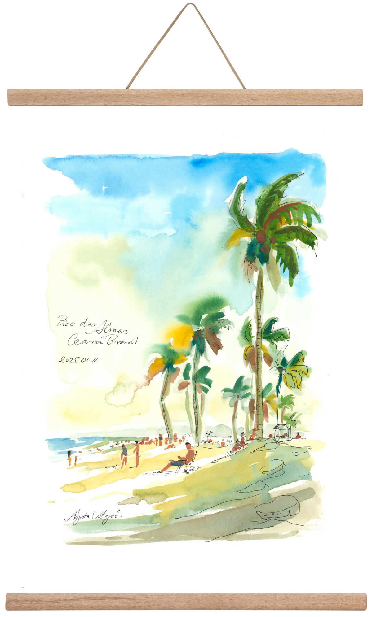 Pico de Almas, Brazil - 2025.01.11, 40x60 cm (40x60 cm), Tölgy akasztó