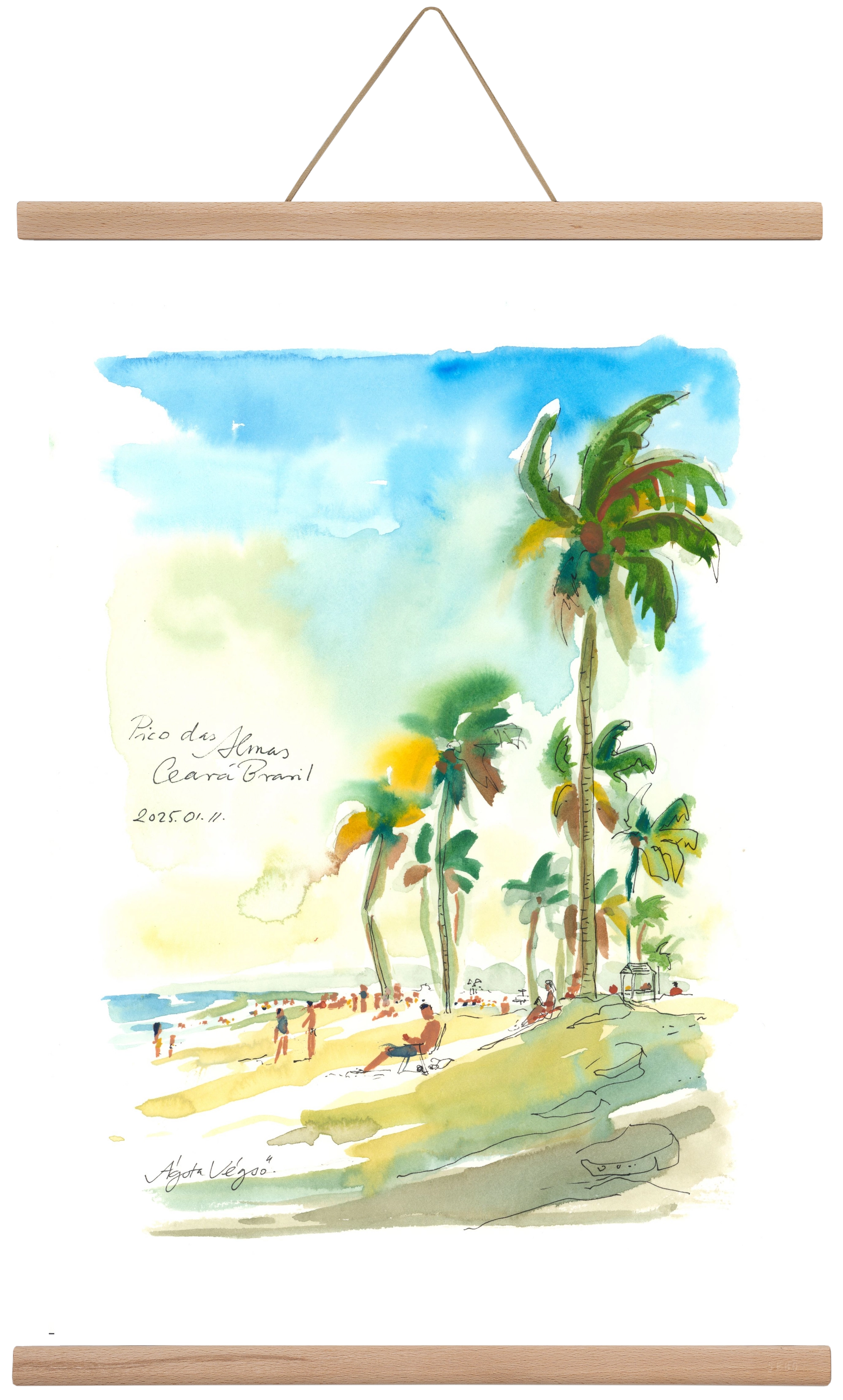 Pico de Almas, Brazil - 2025.01.11, 40x60 cm (40x60 cm), Tölgy akasztó