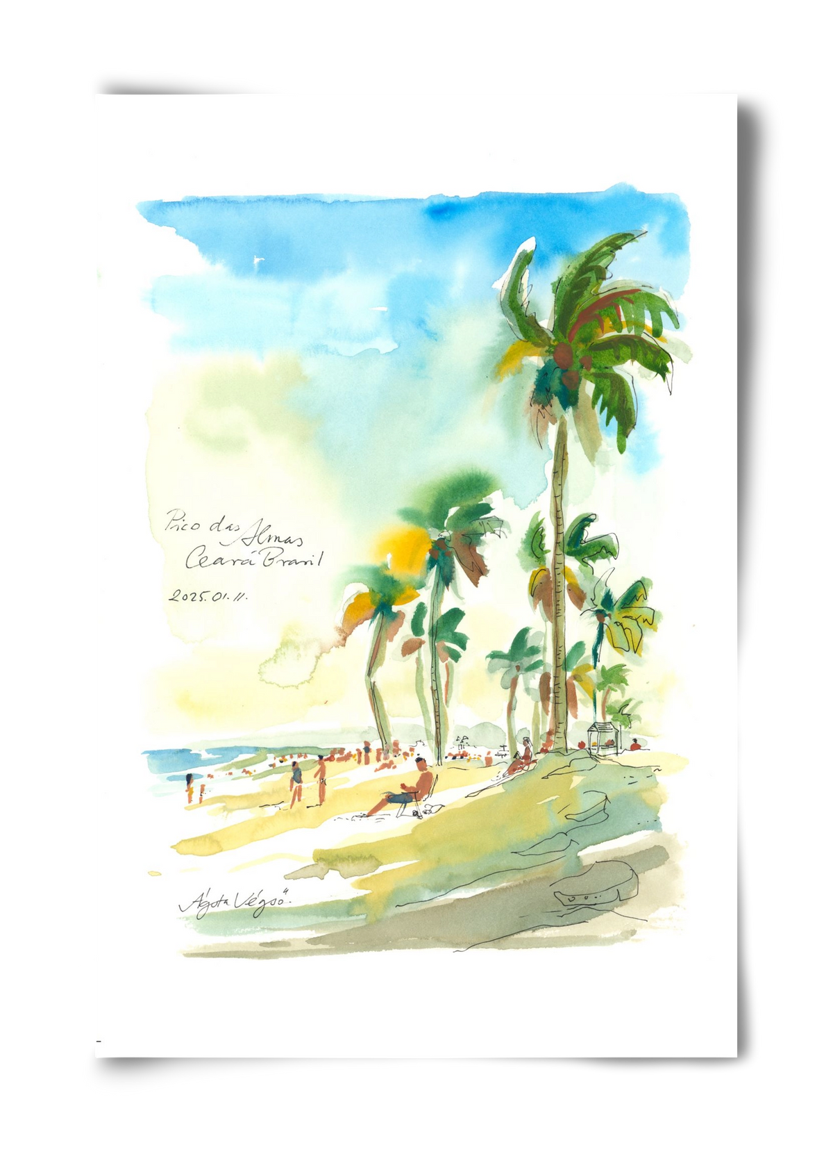 Pico de Almas, Brazil - 2025.01.11, 40x60 cm, Keret nélkül