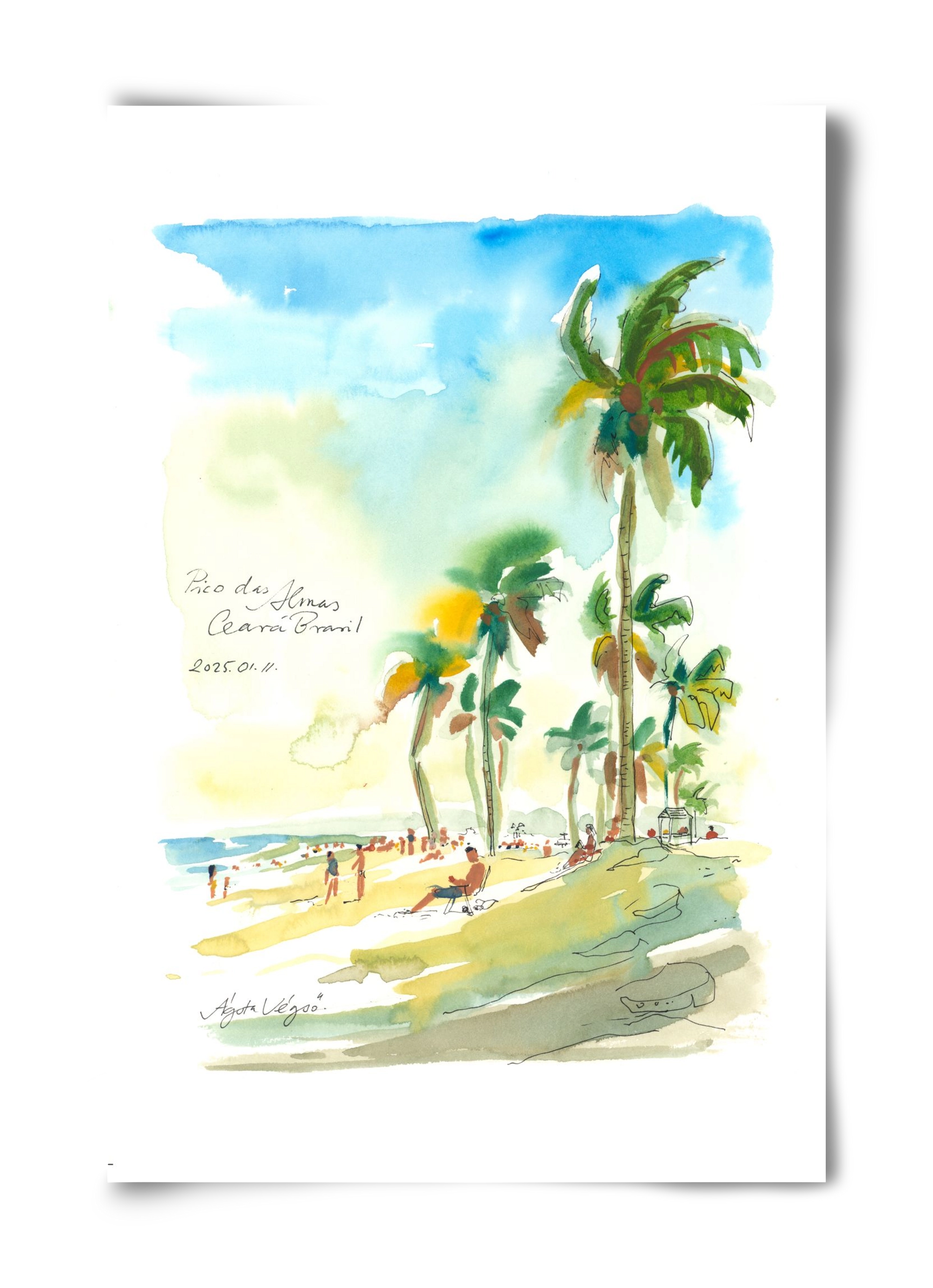 Pico de Almas, Brazil - 2025.01.11, 40x60 cm, Keret nélkül