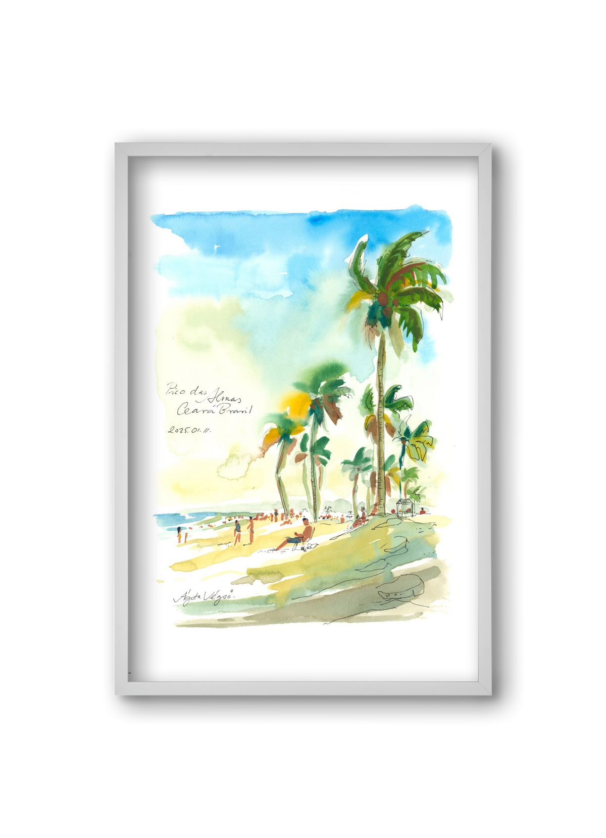 Pico de Almas, Brazil - 2025.01.11, 20x30 cm (20x30 cm), Fehér keret