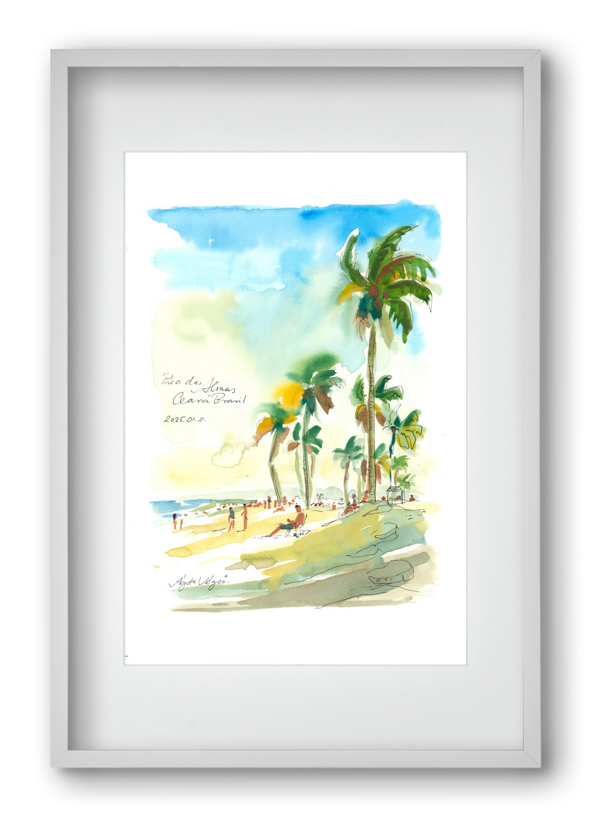 Pico de Almas, Brazil - 2025.01.11, 40x60 cm (30x45 cm), Fehér keret, paszpartuval