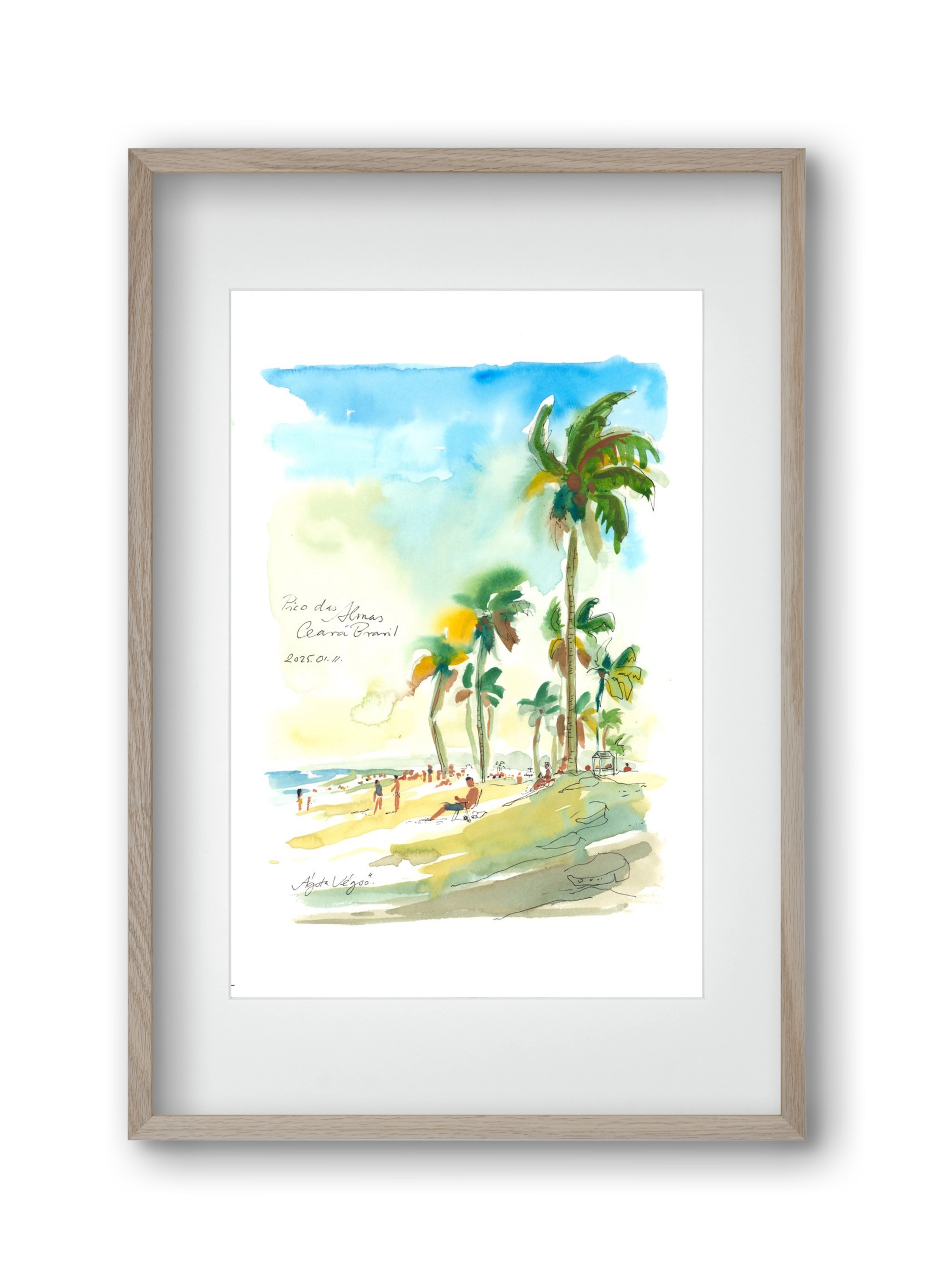 Pico de Almas, Brazil - 2025.01.11, 30x45 cm (20x30 cm), Tölgy keret, paszpartuval