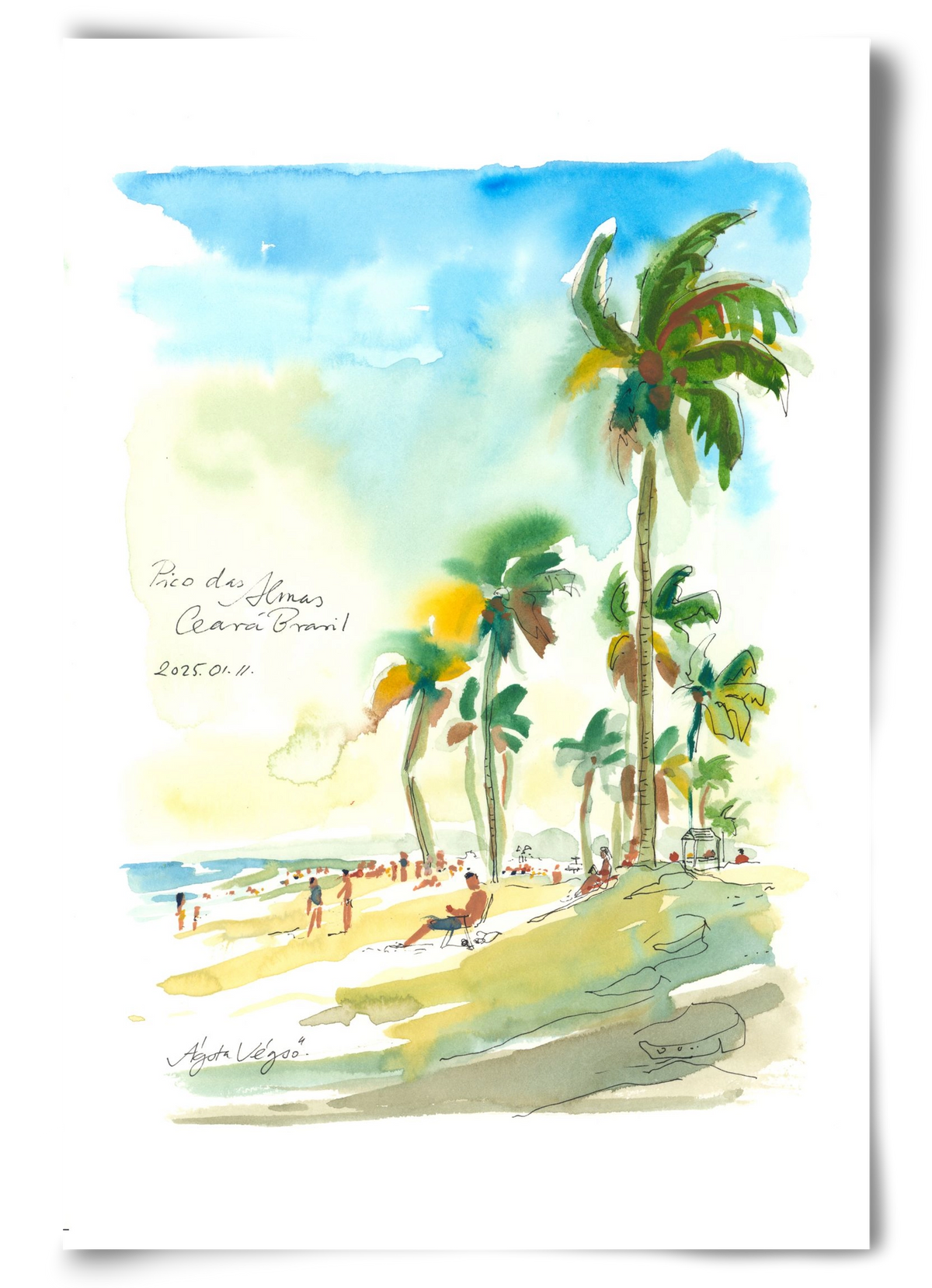 Pico de Almas, Brazil - 2025.01.11, 60x90 cm, Keret nélkül