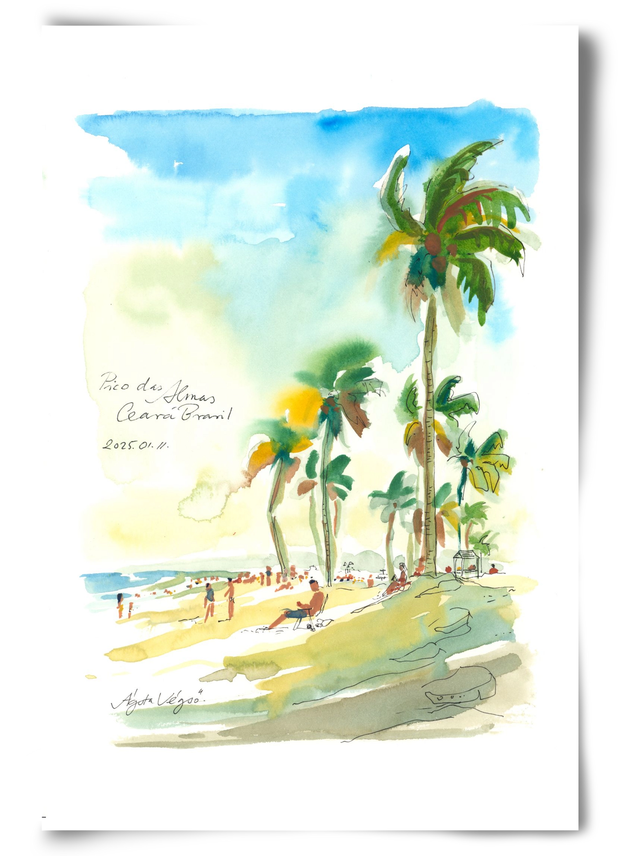 Pico de Almas, Brazil - 2025.01.11, 60x90 cm, Keret nélkül