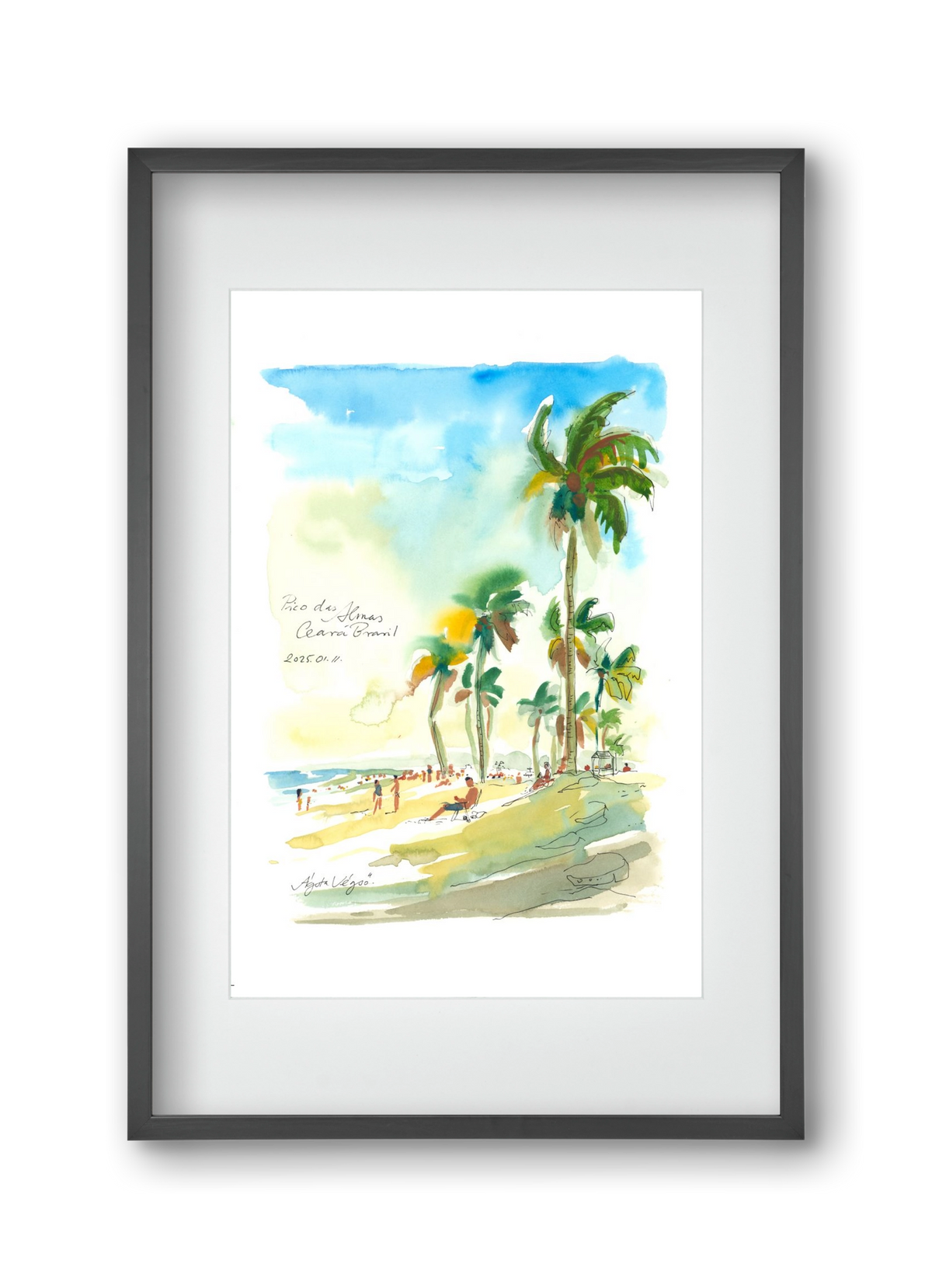 Pico de Almas, Brazil - 2025.01.11, 30x45 cm (20x30 cm), Fekete keret, paszpartuval