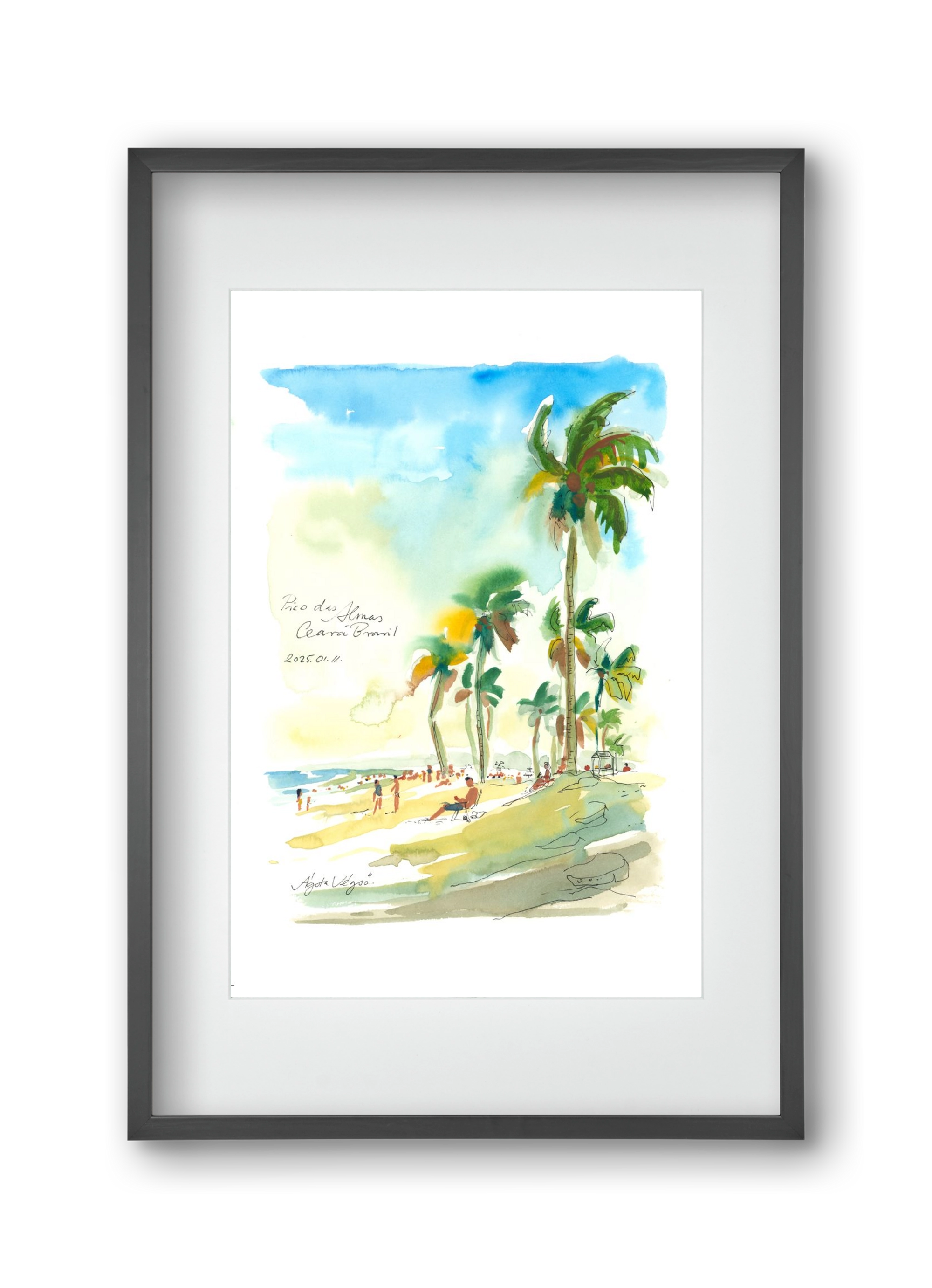 Pico de Almas, Brazil - 2025.01.11, 30x45 cm (20x30 cm), Fekete keret, paszpartuval