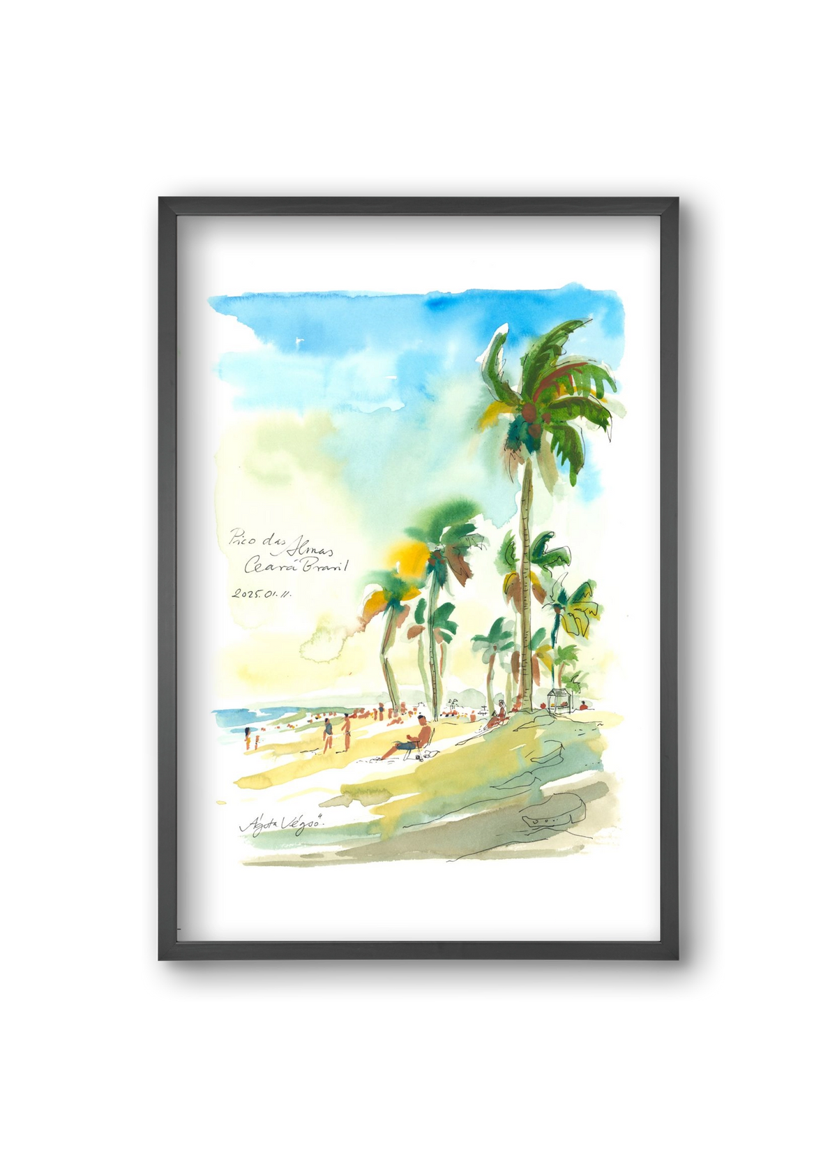 Pico de Almas, Brazil - 2025.01.11, 20x30 cm (20x30 cm), Fekete keret