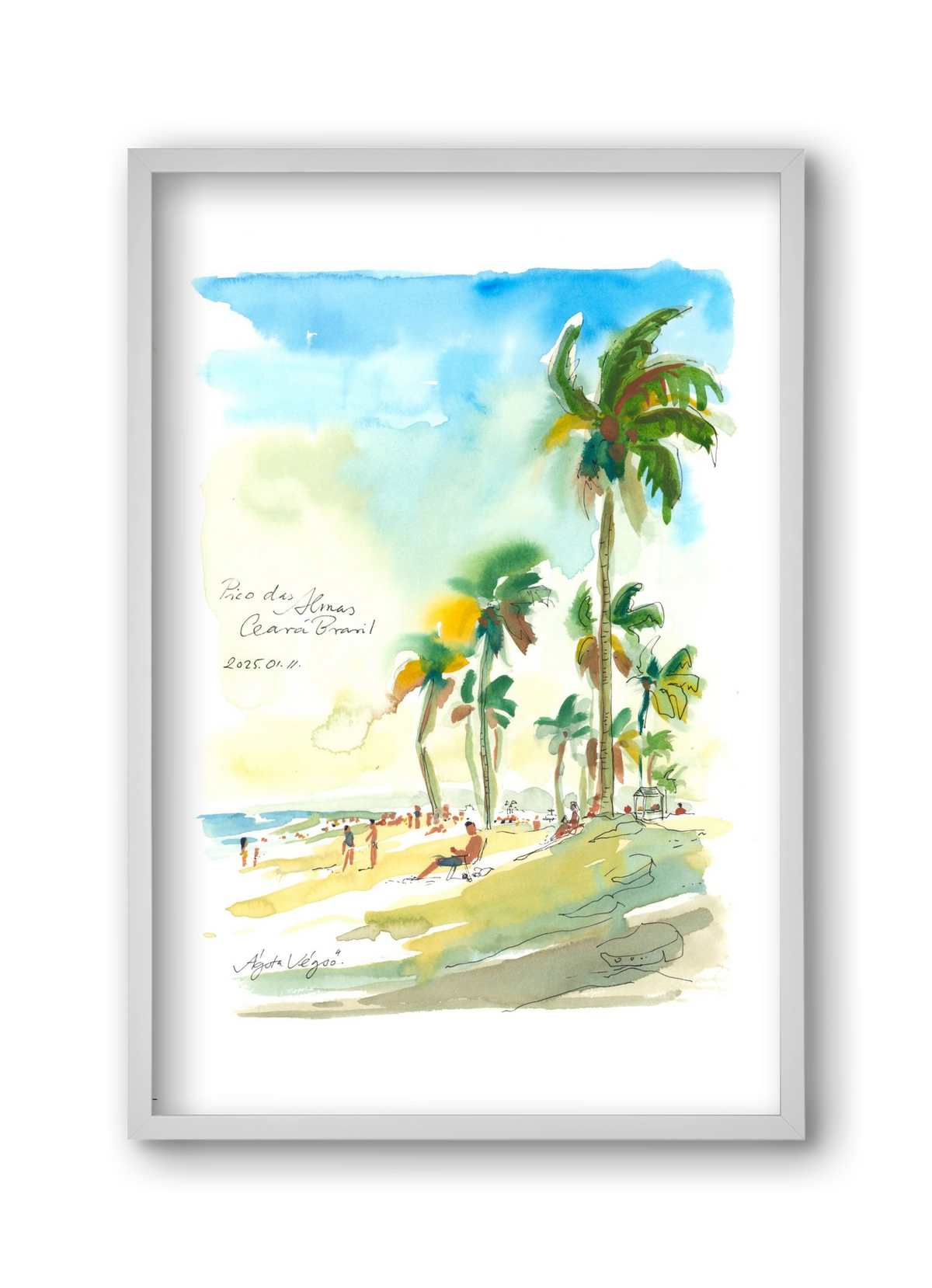 Pico de Almas, Brazil - 2025.01.11, 30x45 cm (30x45 cm), Fehér keret