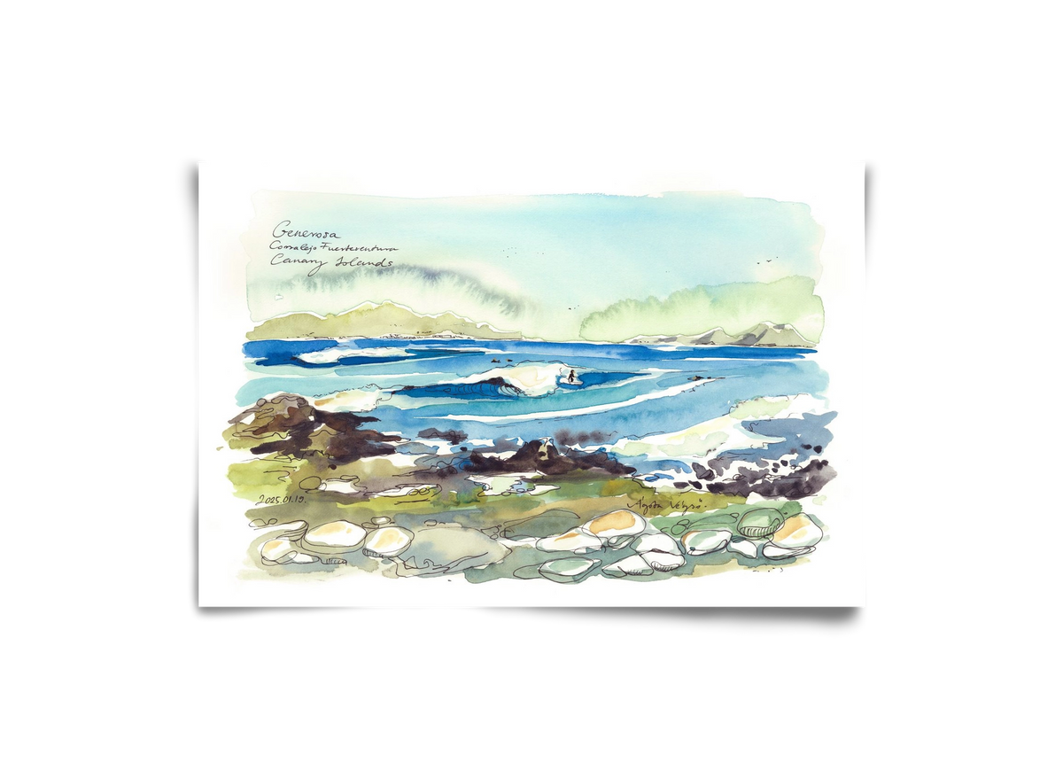 Generosa, Fuerteventura - 2025.01.19, 30x20 cm, Keret nélkül