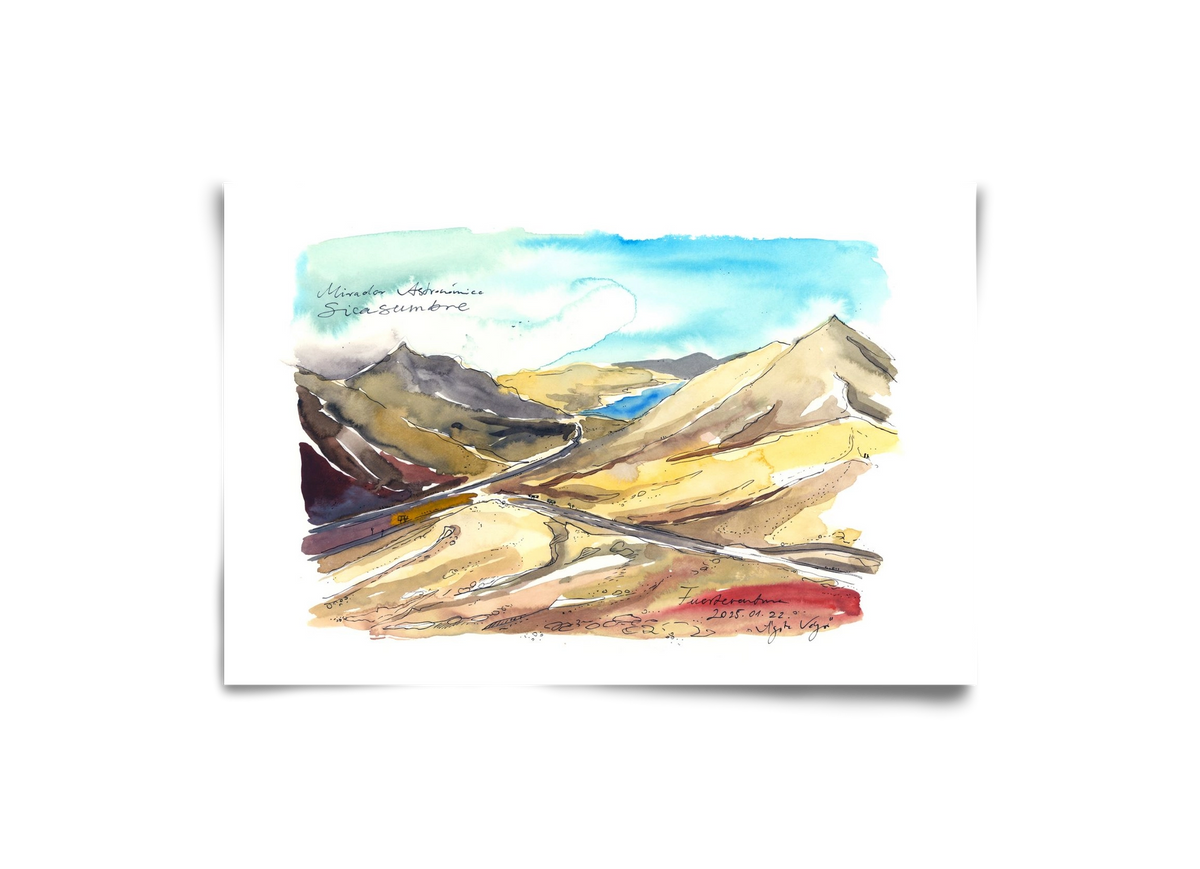 Mirador Astronómico Sica Sumbre, Fuerteventura - 2025.01.22, 30x20 cm, Keret nélkül