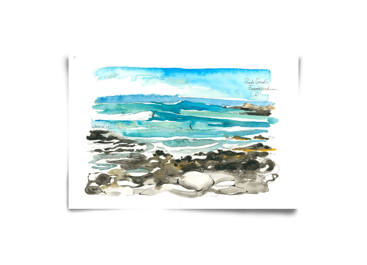 Punta Gorda, Fuerteventura - 2025.01.23, 30x20 cm, Keret nélkül