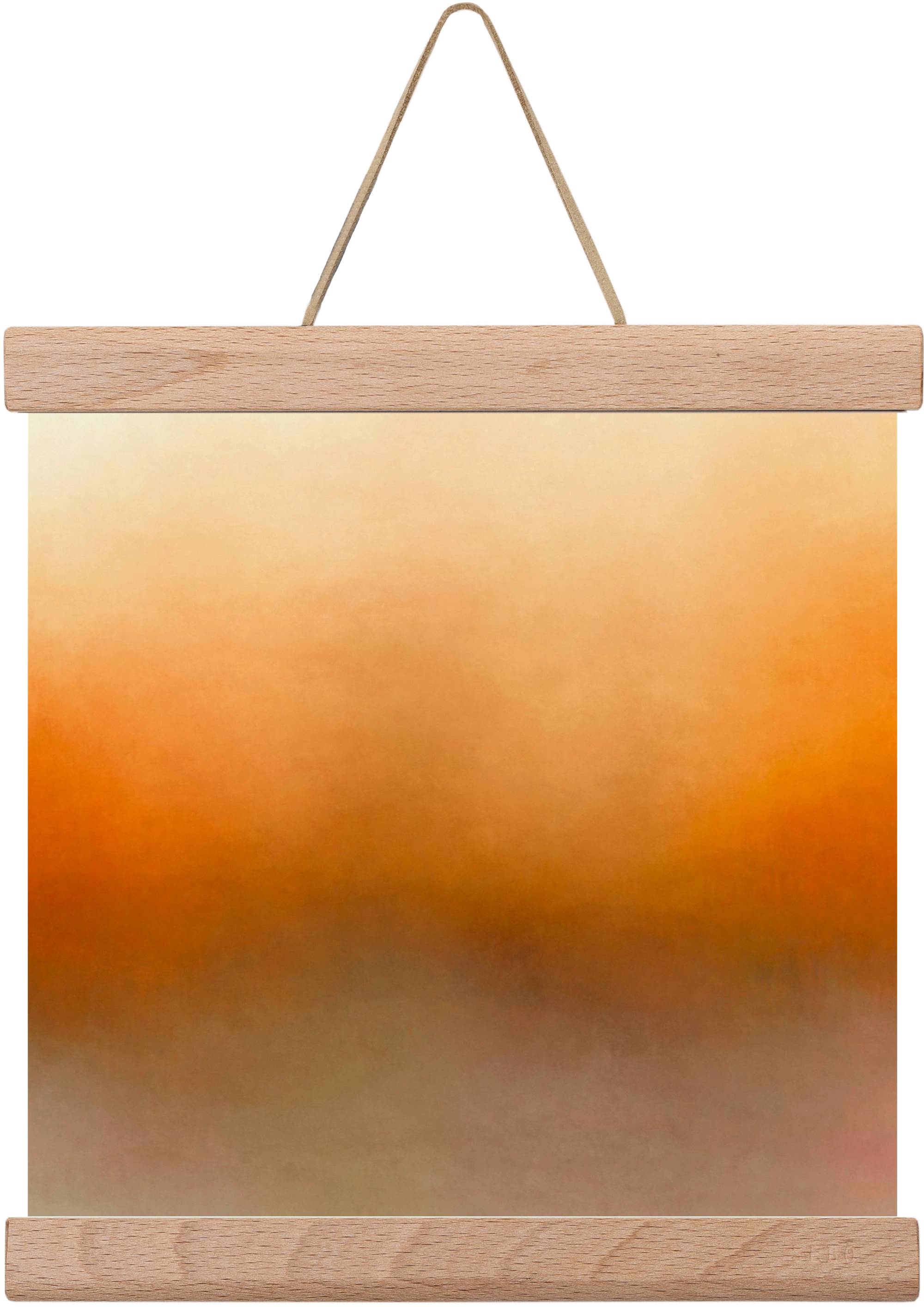 SUMMER SUNSET - QD02 , 20x20 cm (20x20 cm), Tölgy akasztó