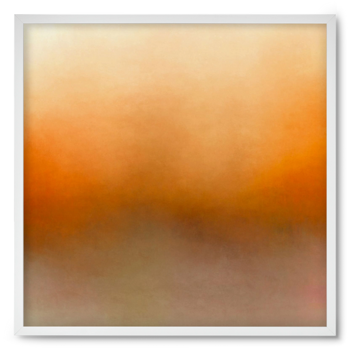 SUMMER SUNSET - QD02 , 50x50 cm (50x50 cm), Fehér keret