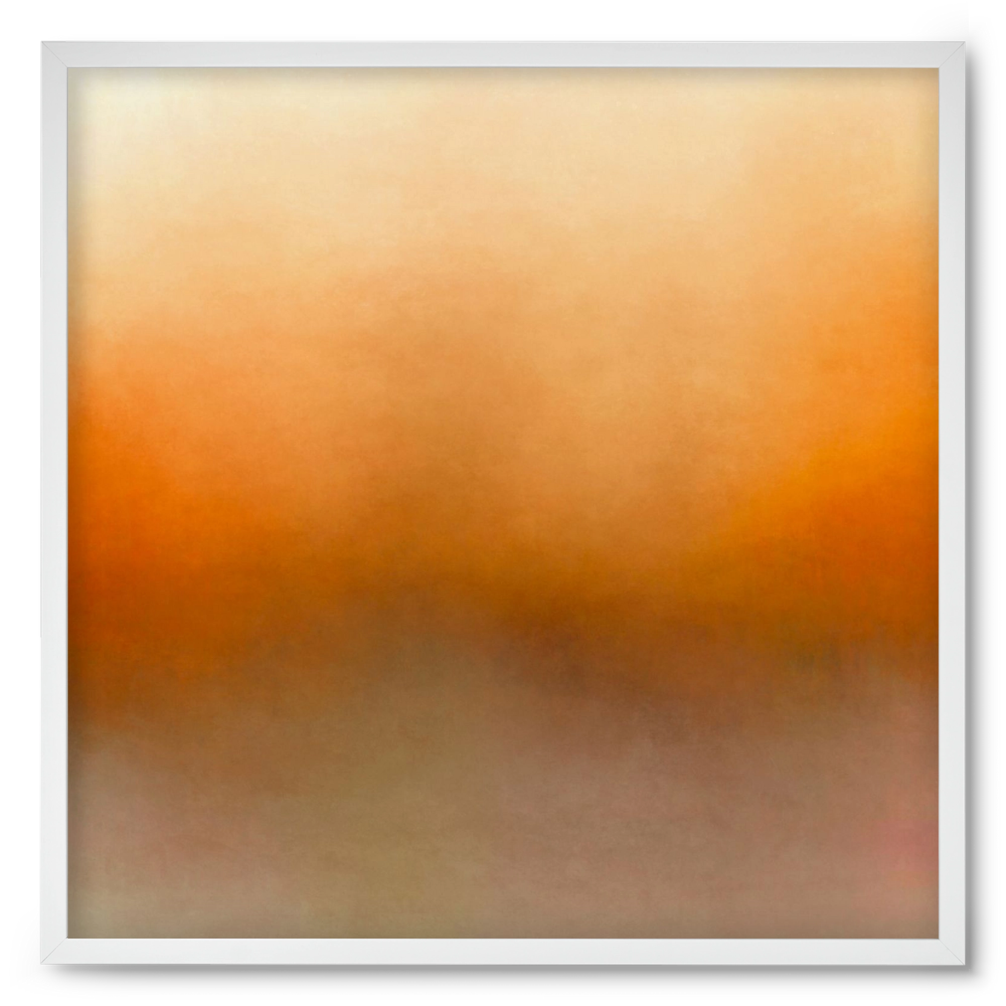 SUMMER SUNSET - QD02 , 50x50 cm (50x50 cm), Fehér keret