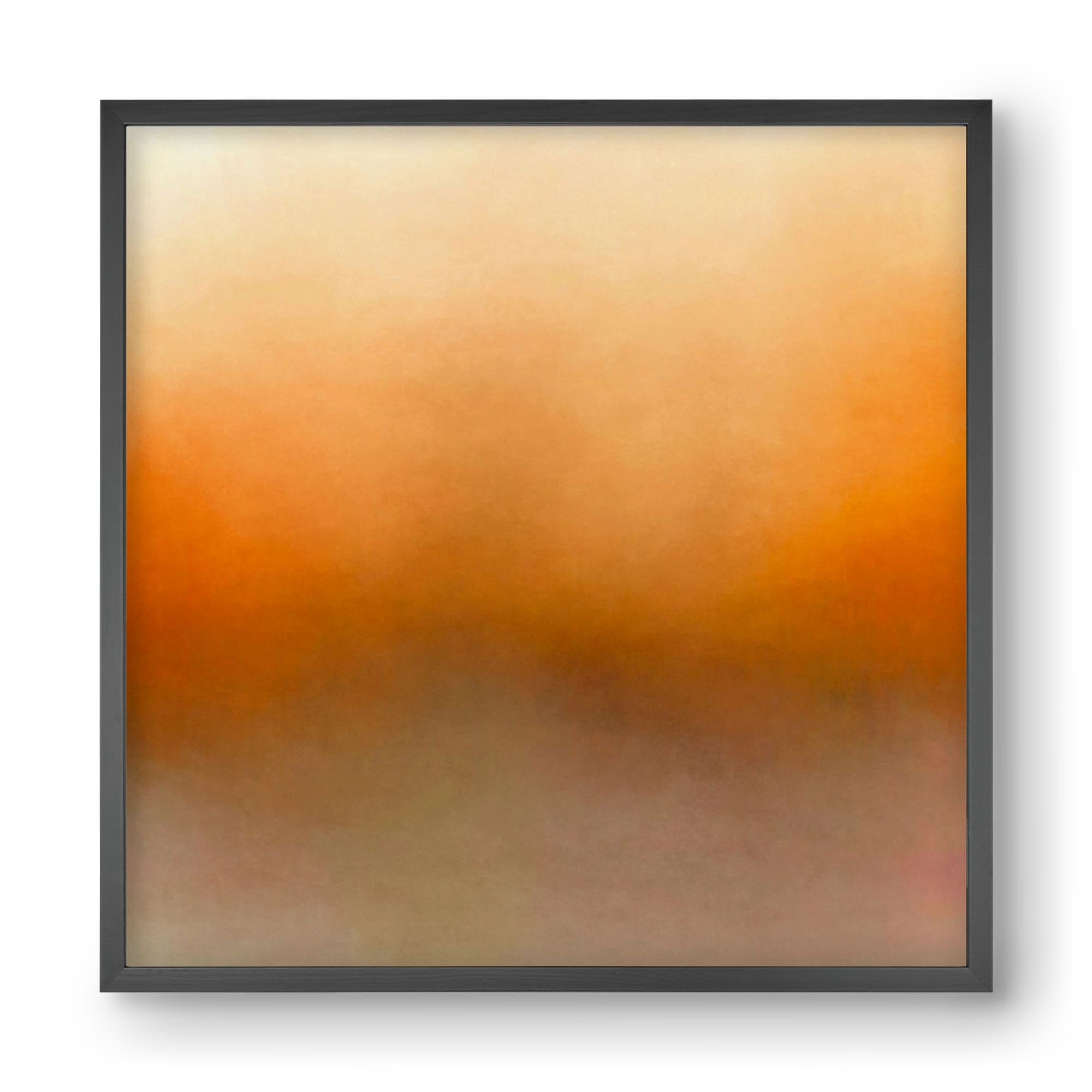 SUMMER SUNSET - QD02 , 40x40 cm (40x40 cm), Fekete keret