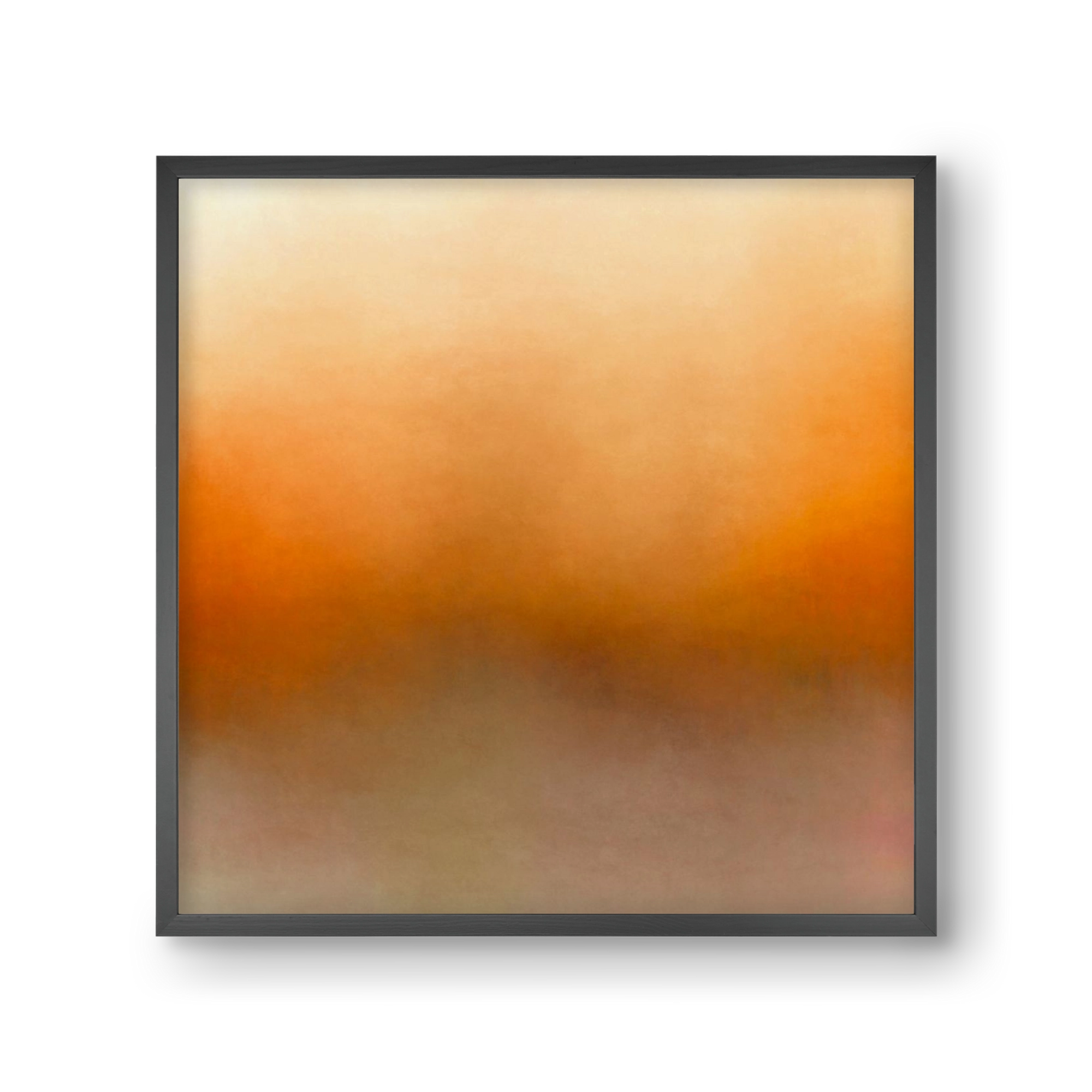 SUMMER SUNSET - QD02 , 30x30 cm (30x30 cm), Fekete keret