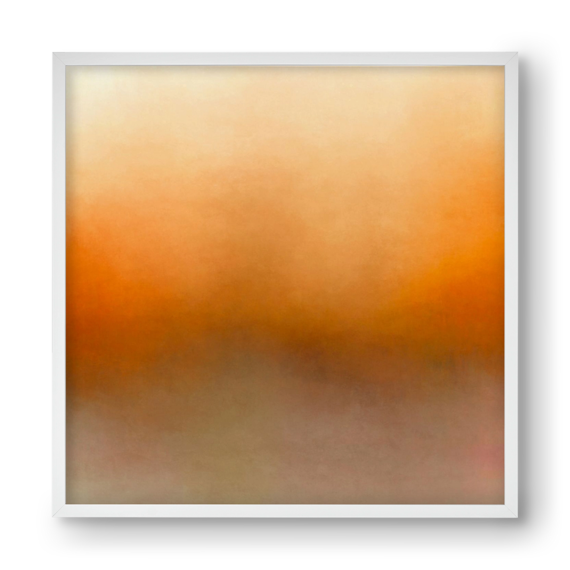 SUMMER SUNSET - QD02 , 40x40 cm (40x40 cm), Fehér keret