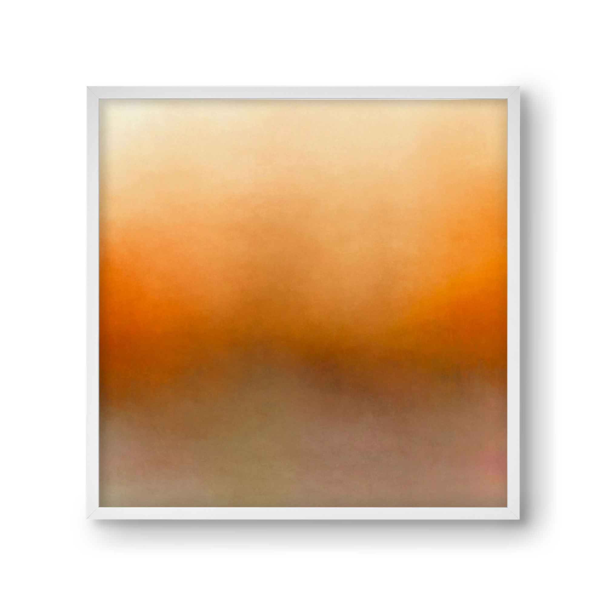 SUMMER SUNSET - QD02 , 30x30 cm (30x30 cm), Fehér keret