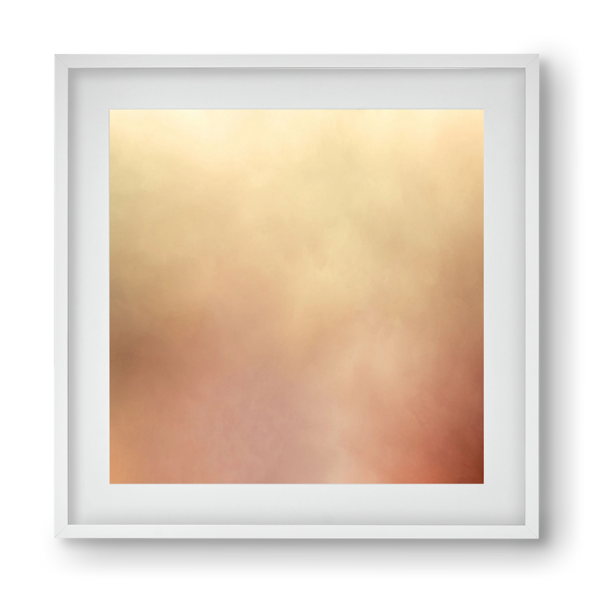  SUMMER SUNSET - QD03, 40x40 cm (30x30 cm), Fehér keret, paszpartuval