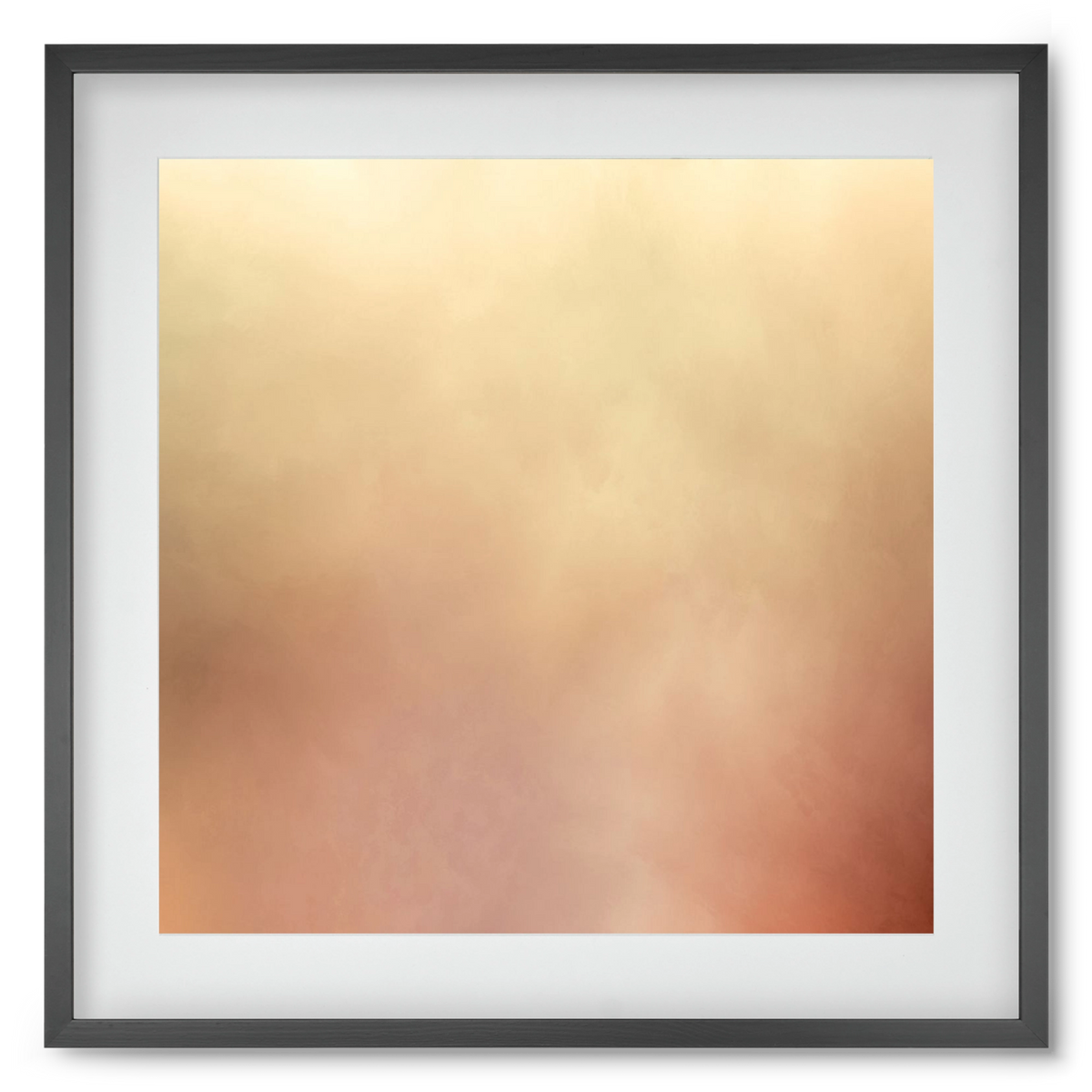  SUMMER SUNSET - QD03, 50x50 cm (40x40 cm), Fekete keret, paszpartuval