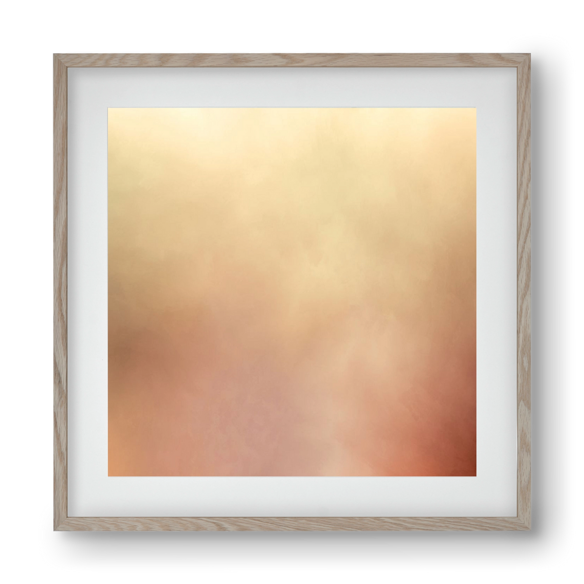  SUMMER SUNSET - QD03, 40x40 cm (30x30 cm), Tölgy keret, paszpartuval